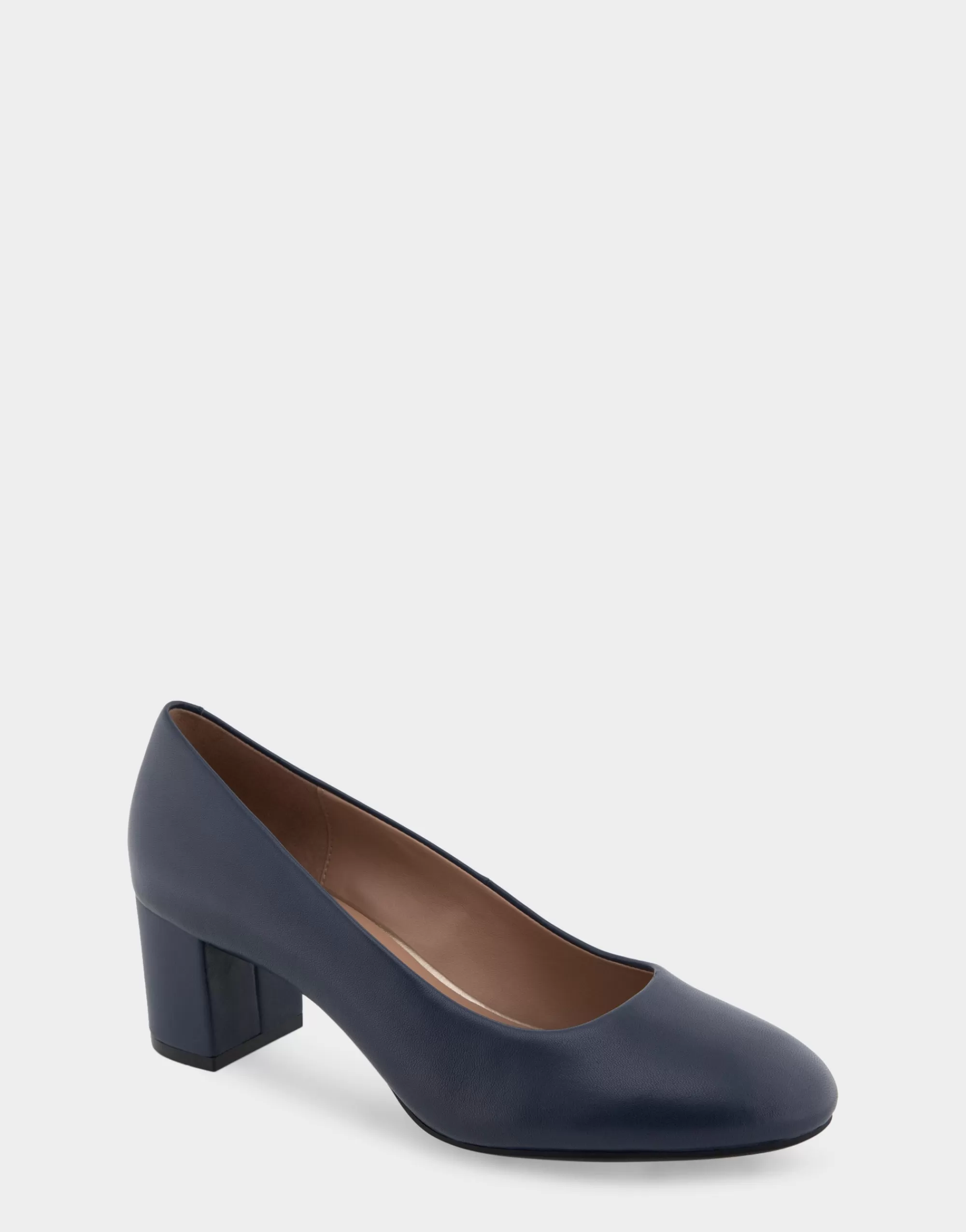 Aerosoles Clogs & Mules | Pumps*Comfortable Women's Mid Heel Pump in Navy Genuine Leather