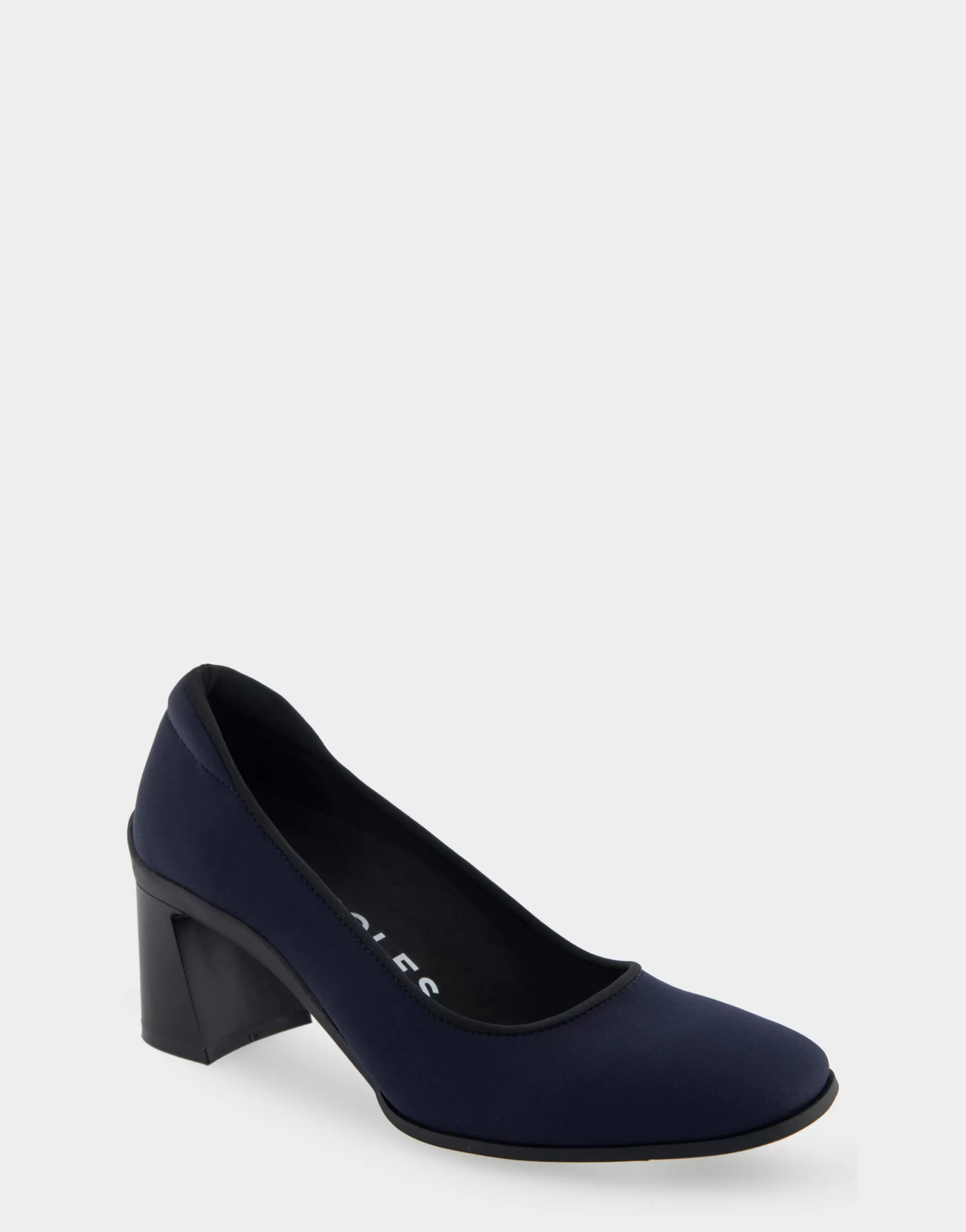 Aerosoles Clogs & Mules | Pumps*Comfortable Women's Mid Heel Pump in Navy Stretch Gabardine Fabric