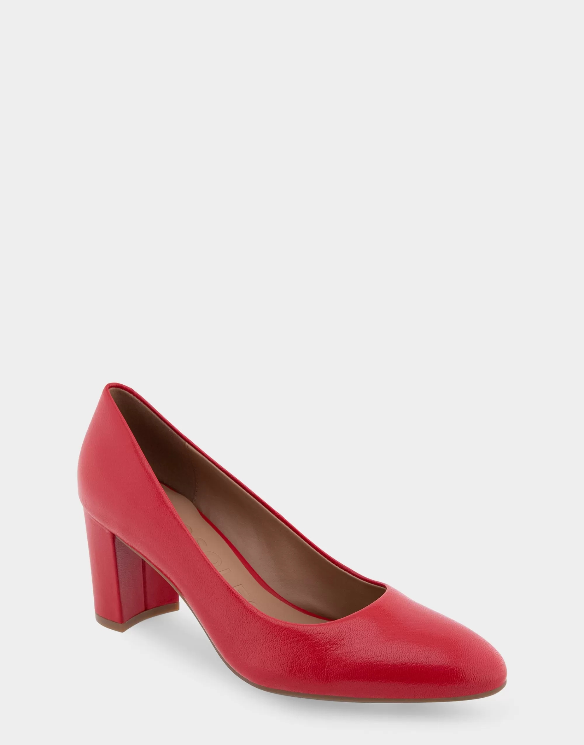 Aerosoles Clogs & Mules | Pumps*Comfortable Women's Mid Heel Pump in Racing Red Leather