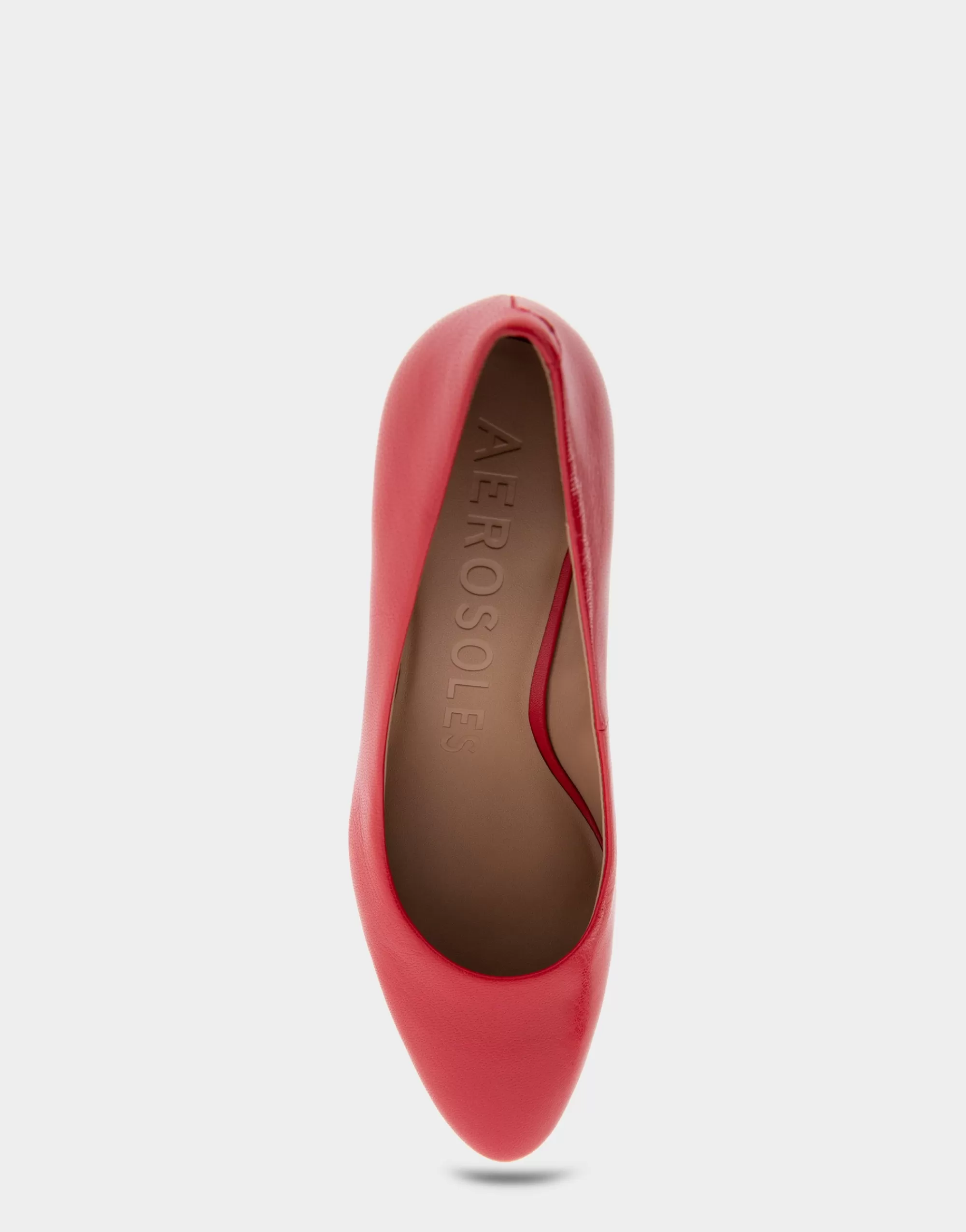 Aerosoles Clogs & Mules | Pumps*Comfortable Women's Mid Heel Pump in Racing Red Leather