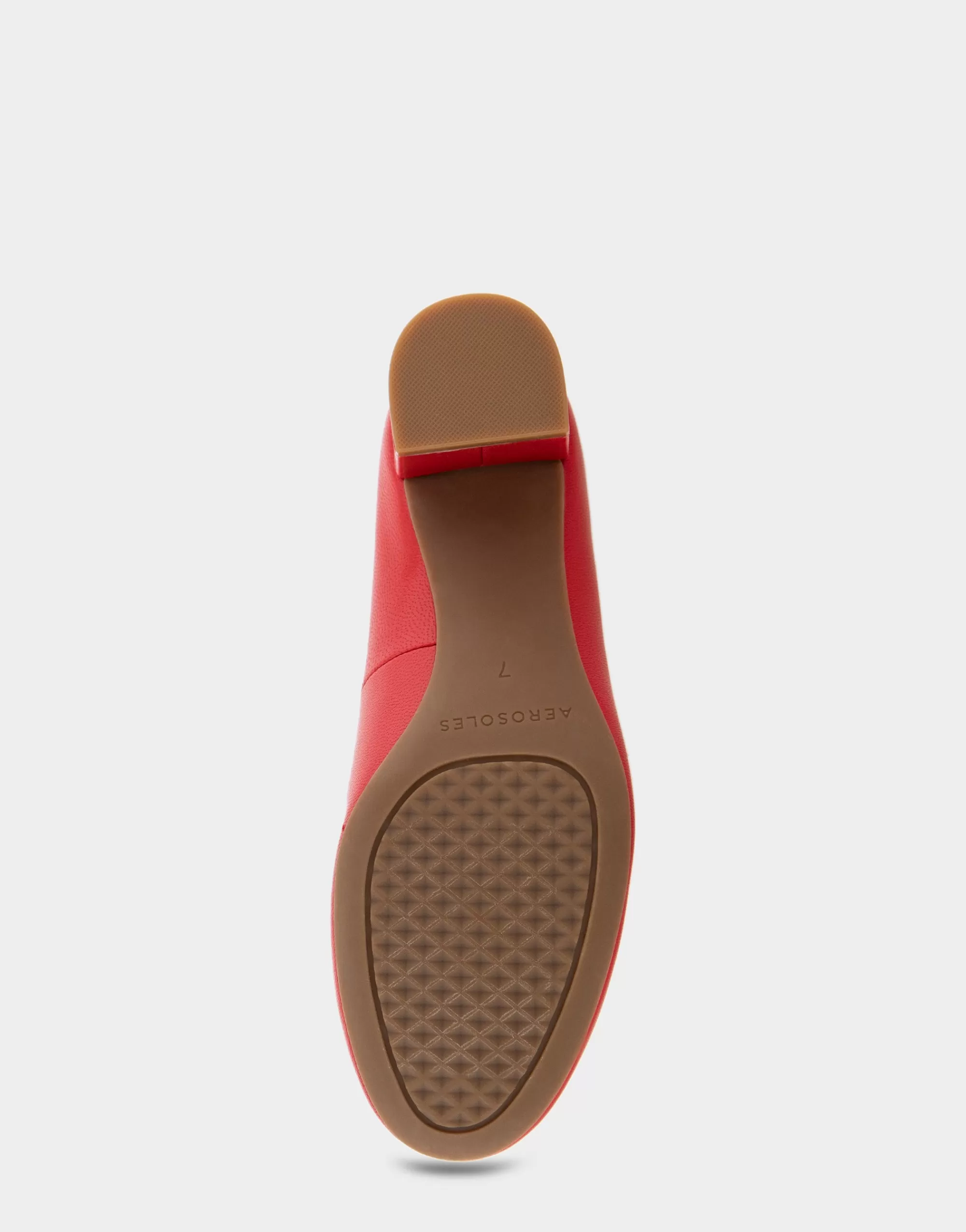 Aerosoles Clogs & Mules | Pumps*Comfortable Women's Mid Heel Pump in Racing Red Leather