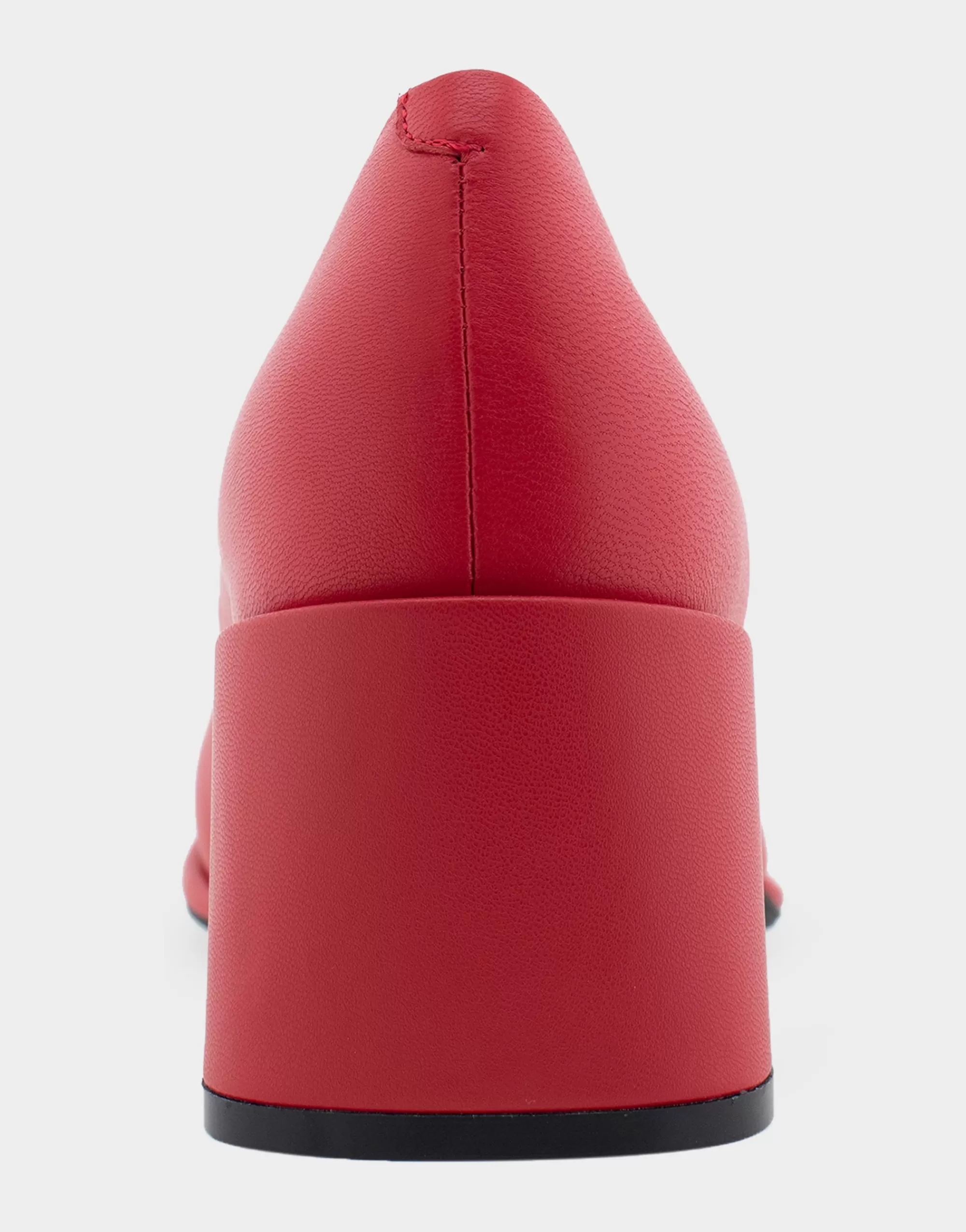 Aerosoles Clogs & Mules | Pumps*Comfortable Women's Mid Heel Pump in Red Genuine Leather
