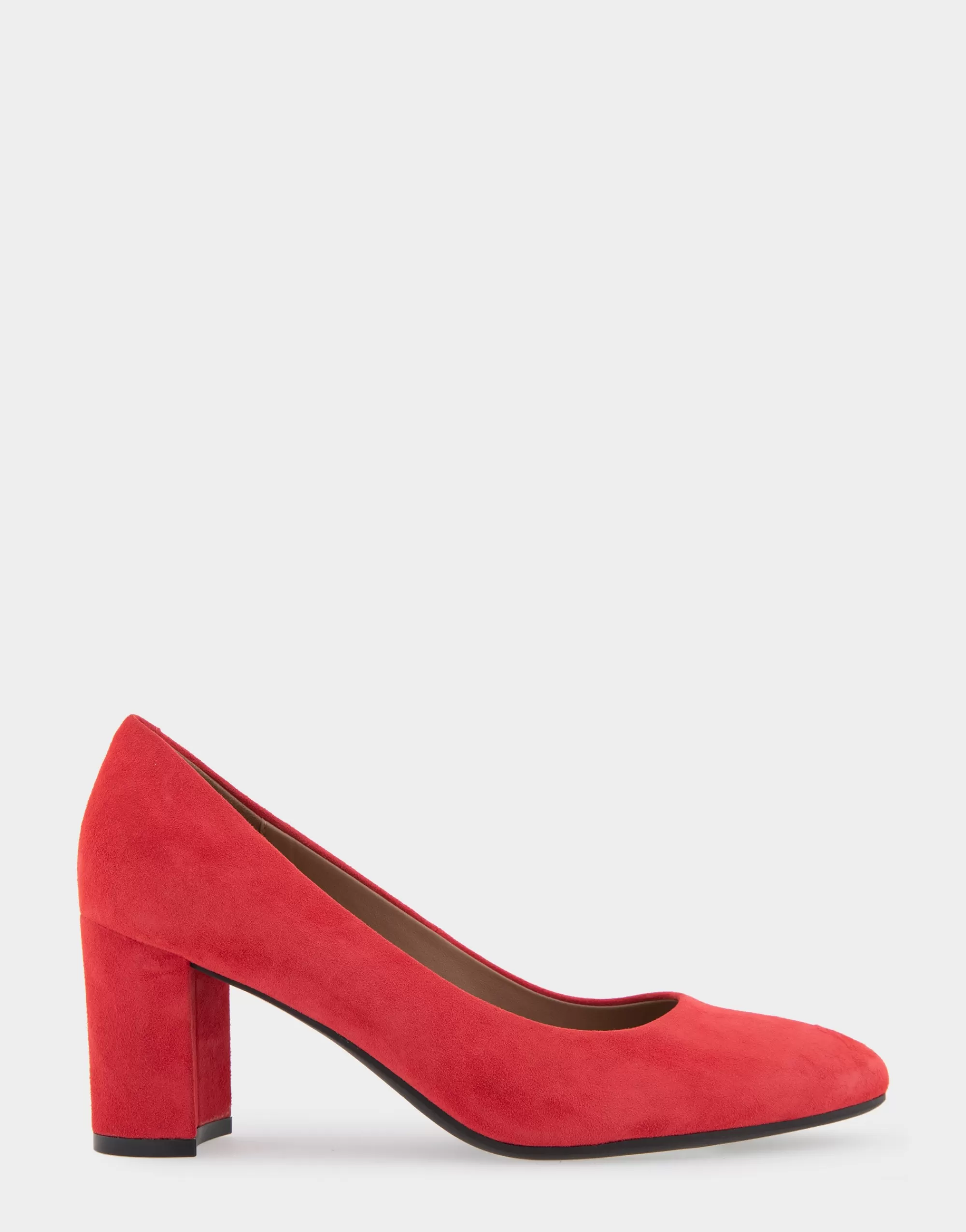 Aerosoles Clogs & Mules | Pumps*Comfortable Women's Mid Heel Pump in Red Genuine Suede