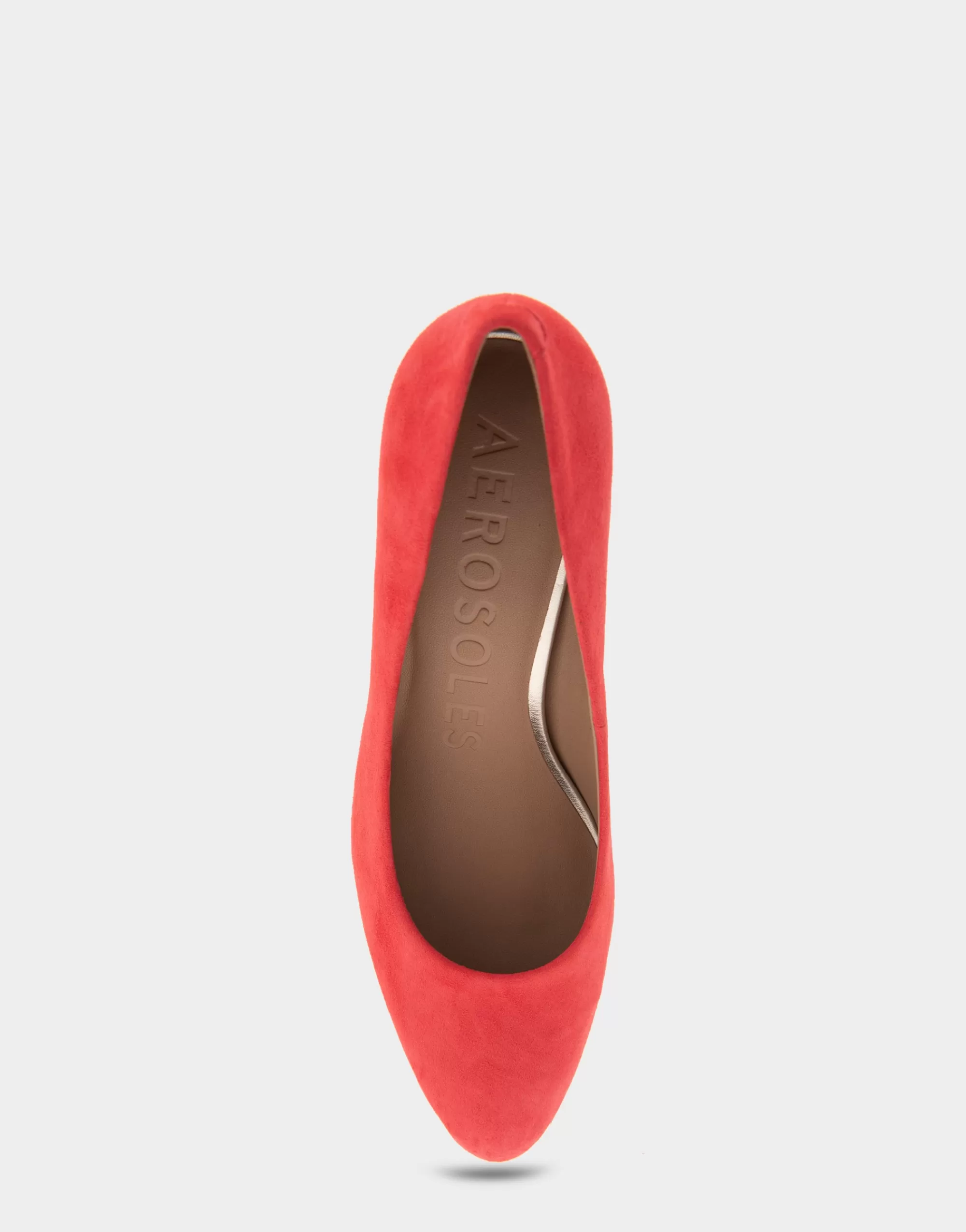 Aerosoles Clogs & Mules | Pumps*Comfortable Women's Mid Heel Pump in Red Genuine Suede