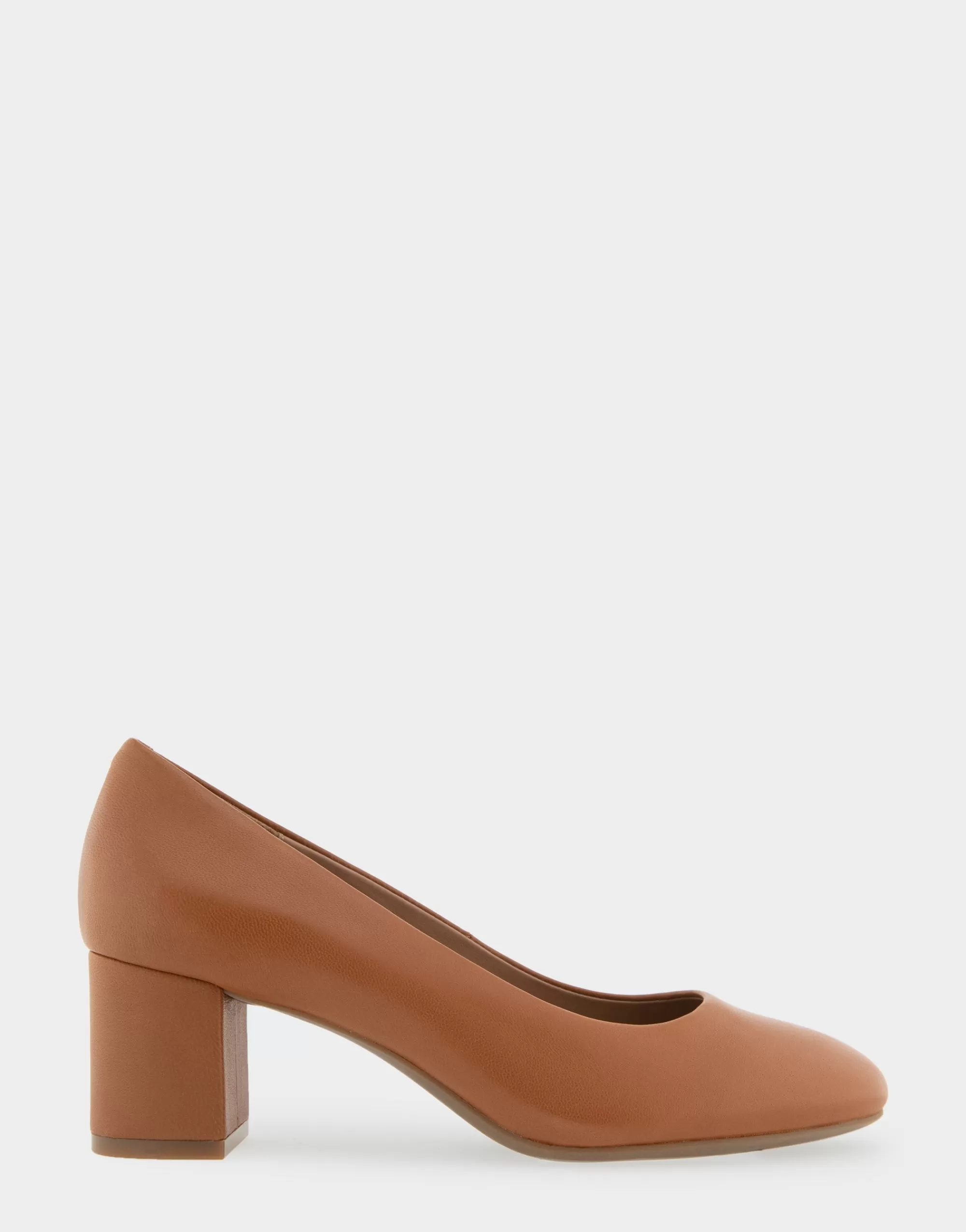Aerosoles Clogs & Mules | Pumps*Comfortable Women's Mid Heel Pump in Tan Genuine Leather