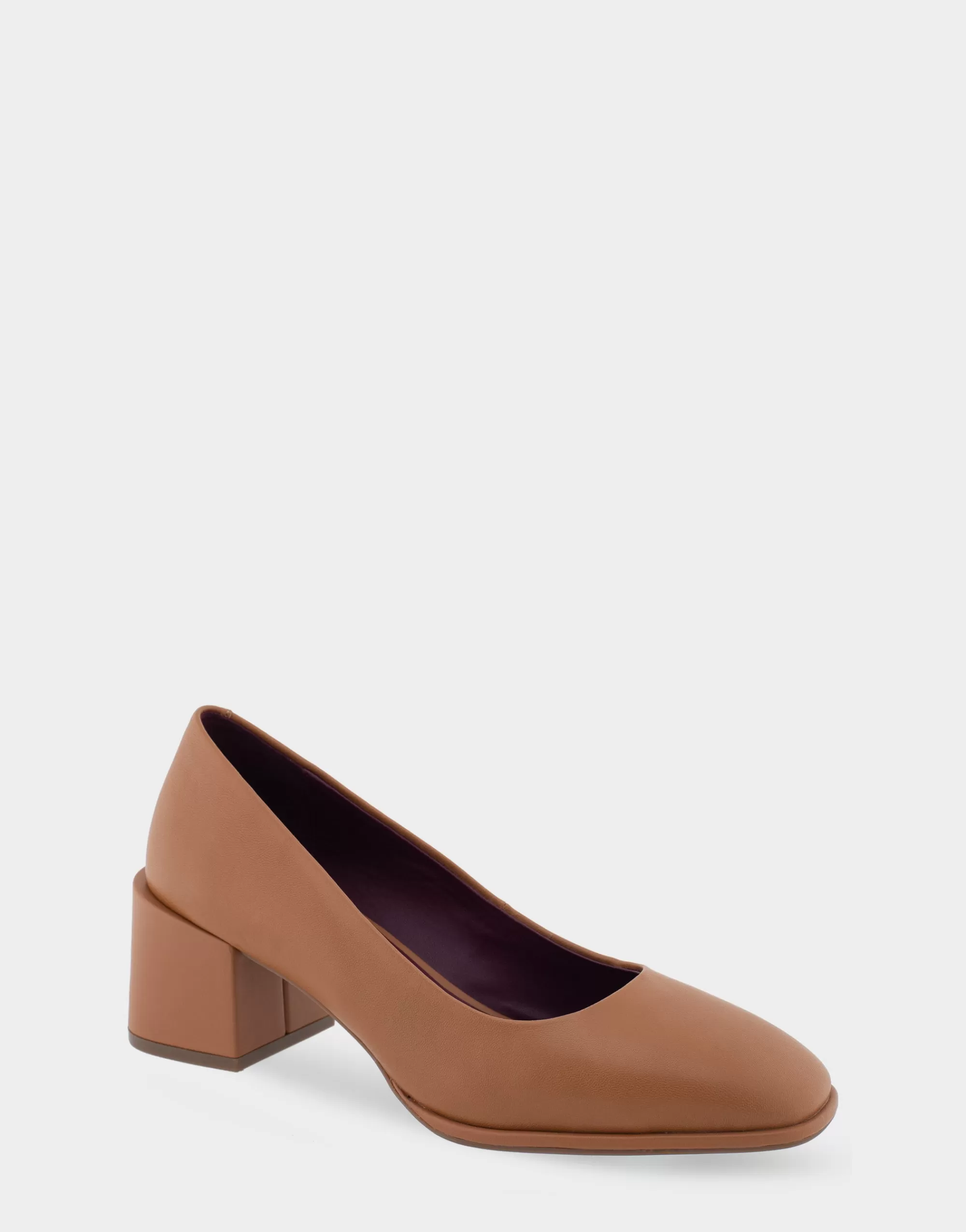 Aerosoles Clogs & Mules | Pumps*Comfortable Women's Mid Heel Pump in Tan Genuine Leather