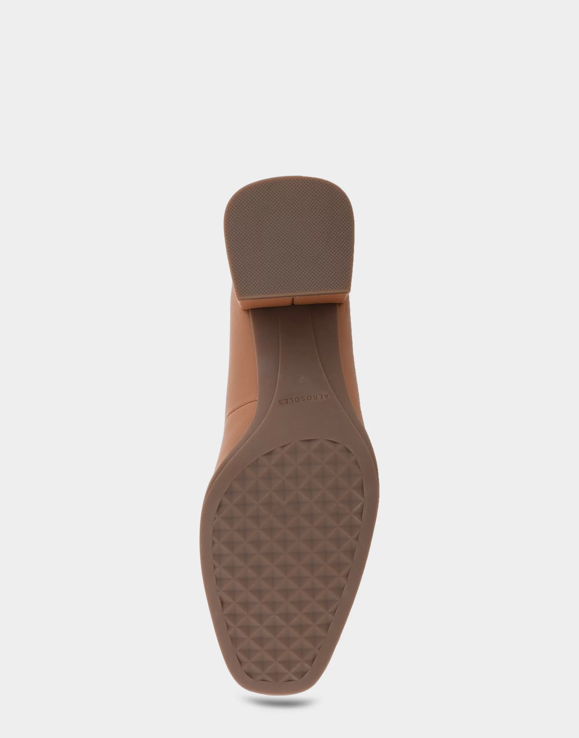 Aerosoles Clogs & Mules | Pumps*Comfortable Women's Mid Heel Pump in Tan Genuine Leather