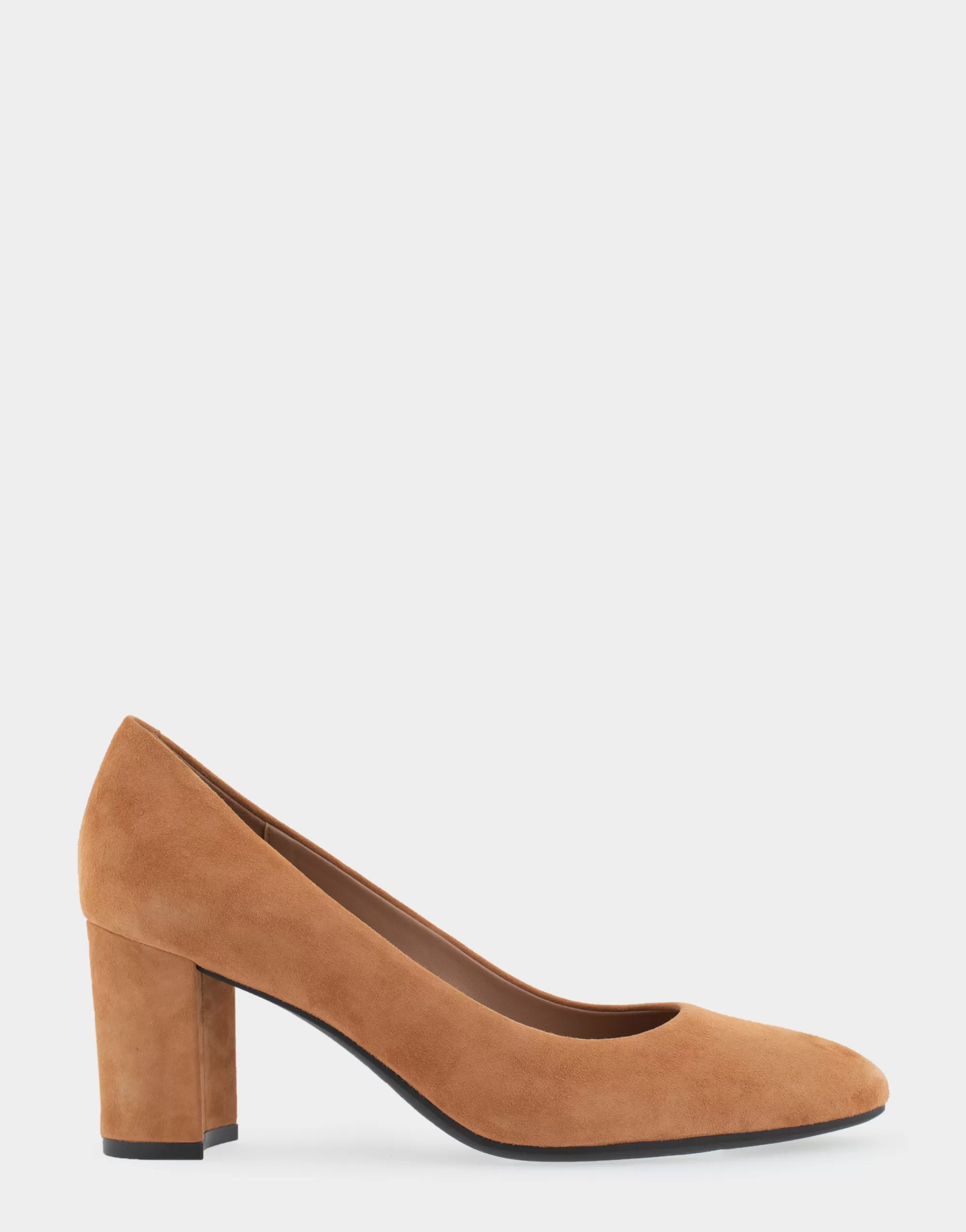 Aerosoles Clogs & Mules | Pumps*Comfortable Women's Mid Heel Pump in Tan Genuine Suede