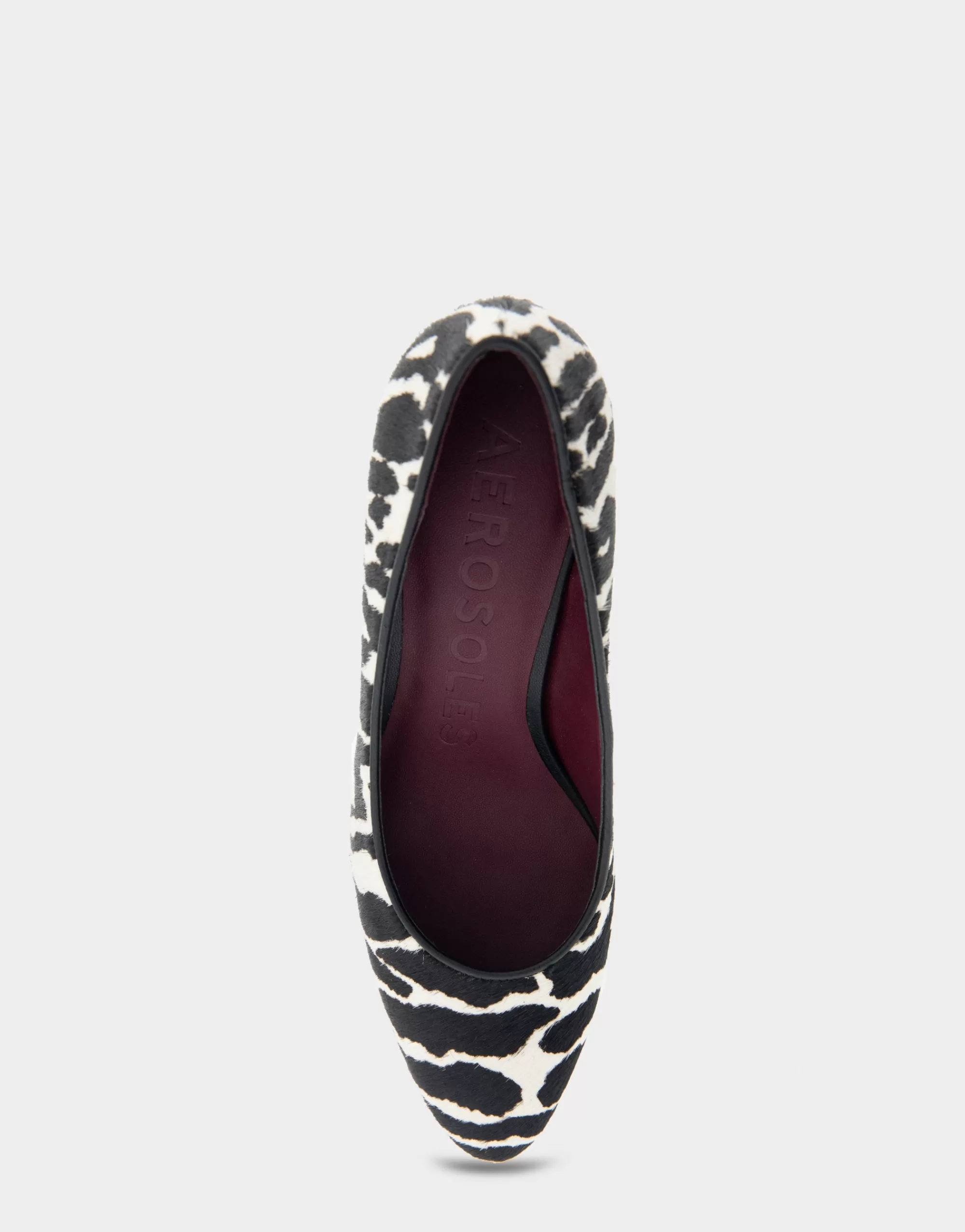 Aerosoles Clogs & Mules | Pumps*Comfortable Women's Mid Heel Pump in Zebra Print Calf Hair