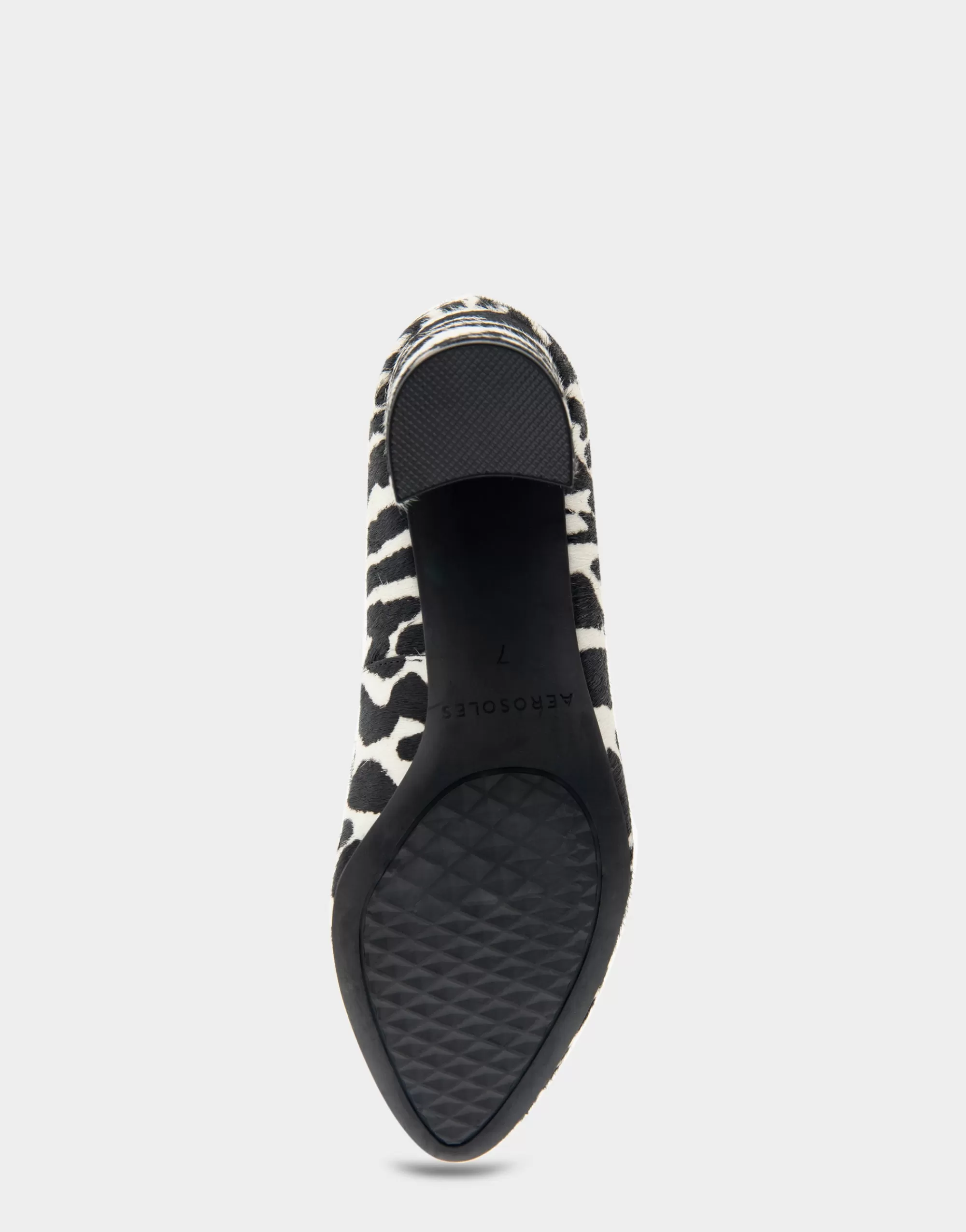 Aerosoles Clogs & Mules | Pumps*Comfortable Women's Mid Heel Pump in Zebra Print Calf Hair