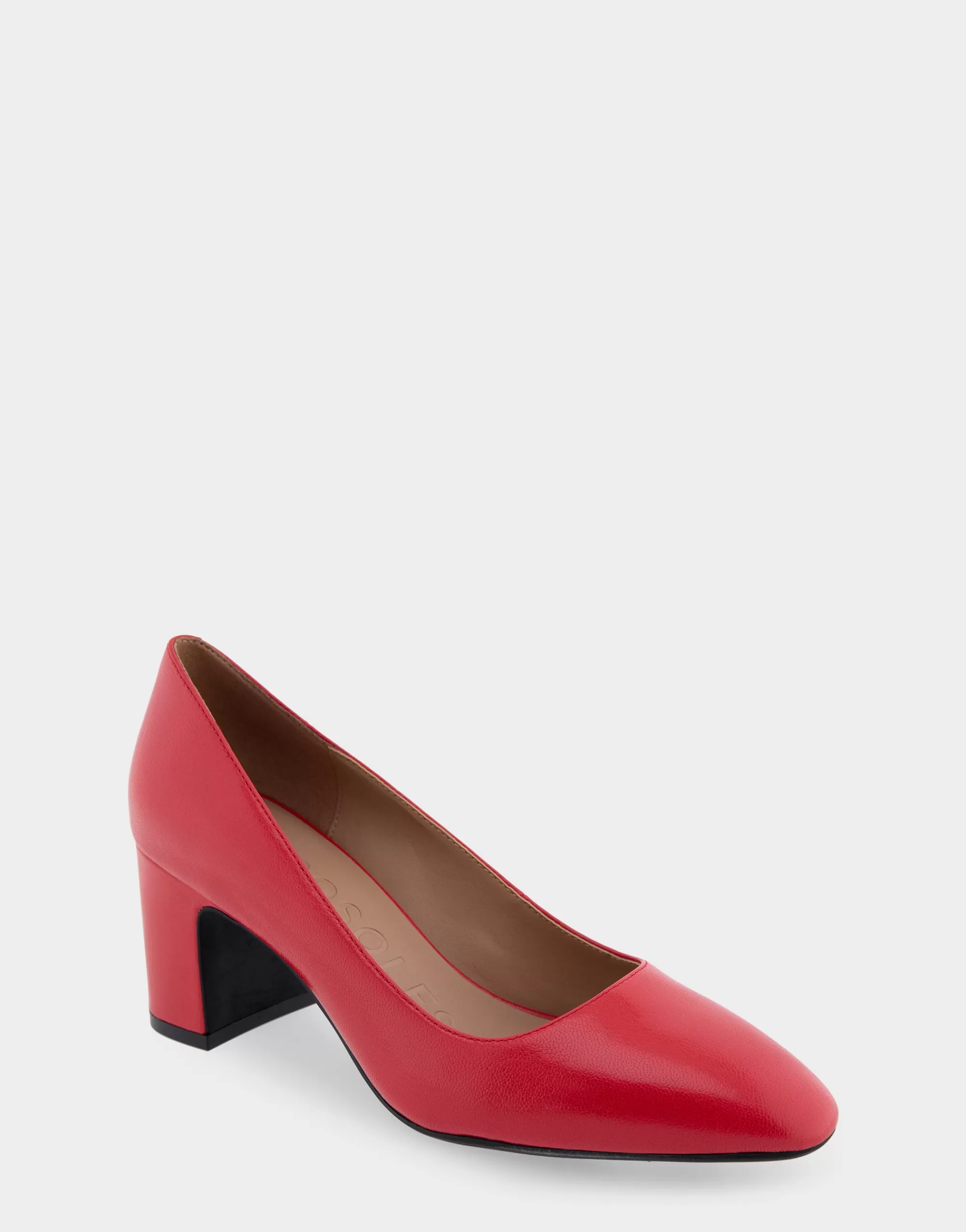 Aerosoles Pumps*Comfortable Women's Mid-heel Pump in Racing Red Leather