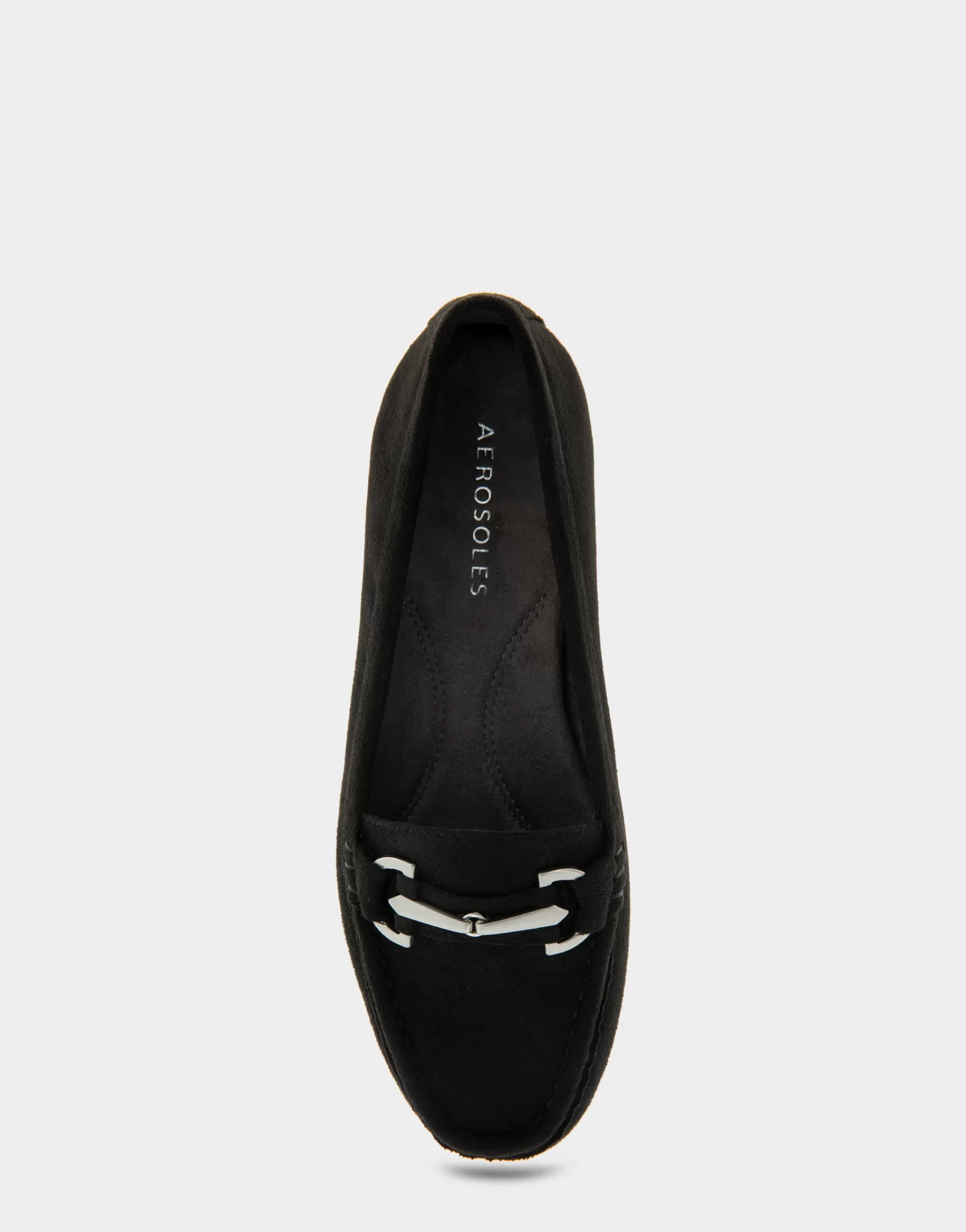 Aerosoles Clogs & Mules | Loafers*Comfortable Women's Ornamented Driver in Black Faux Suede