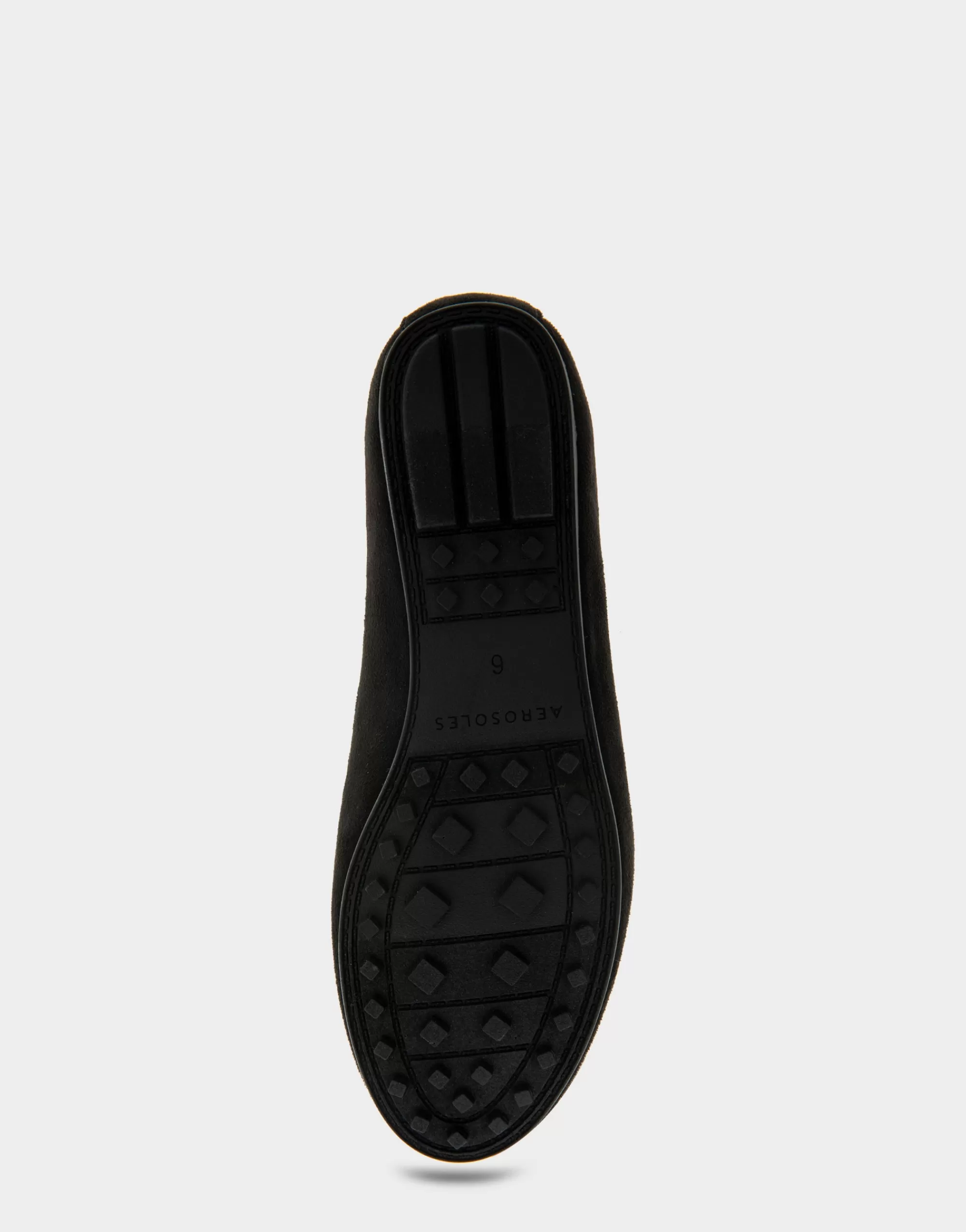 Aerosoles Clogs & Mules | Loafers*Comfortable Women's Ornamented Driver in Black Faux Suede