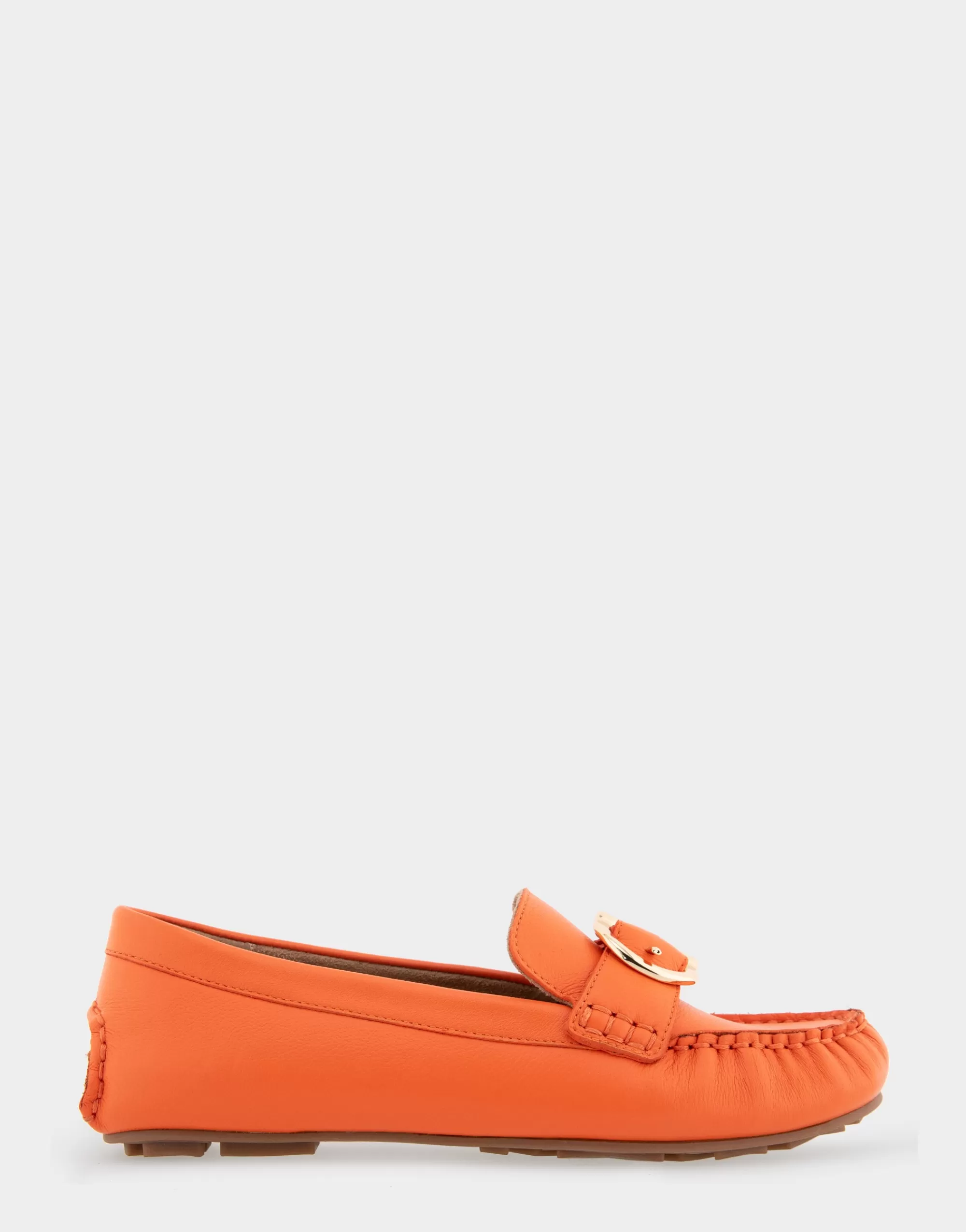 Aerosoles Wide Width Flats | Loafers*Comfortable Women's Ornamented Driver in Mandarin Leather