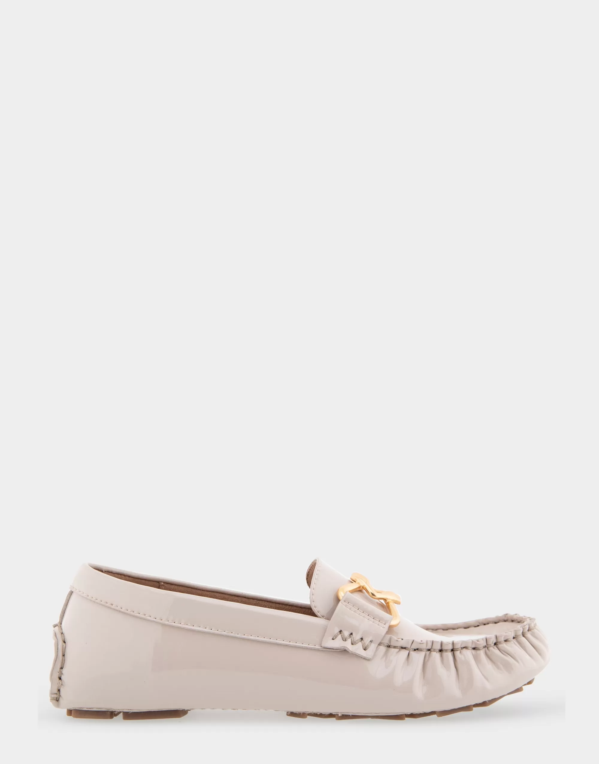 Aerosoles Clogs & Mules | Loafers*Comfortable Women's Ornamented Driver in Natural Patent Faux Leather