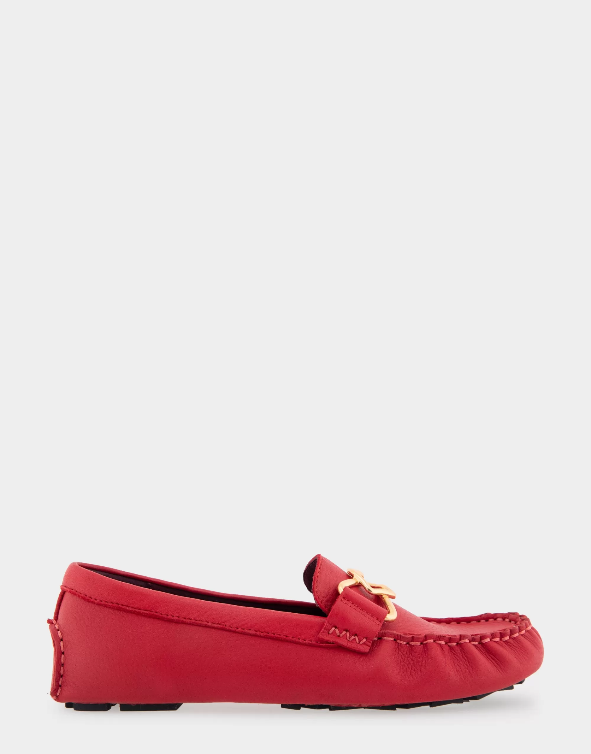 Aerosoles Clogs & Mules | Loafers*Comfortable Women's Ornamented Driver in Red Genuine Leather