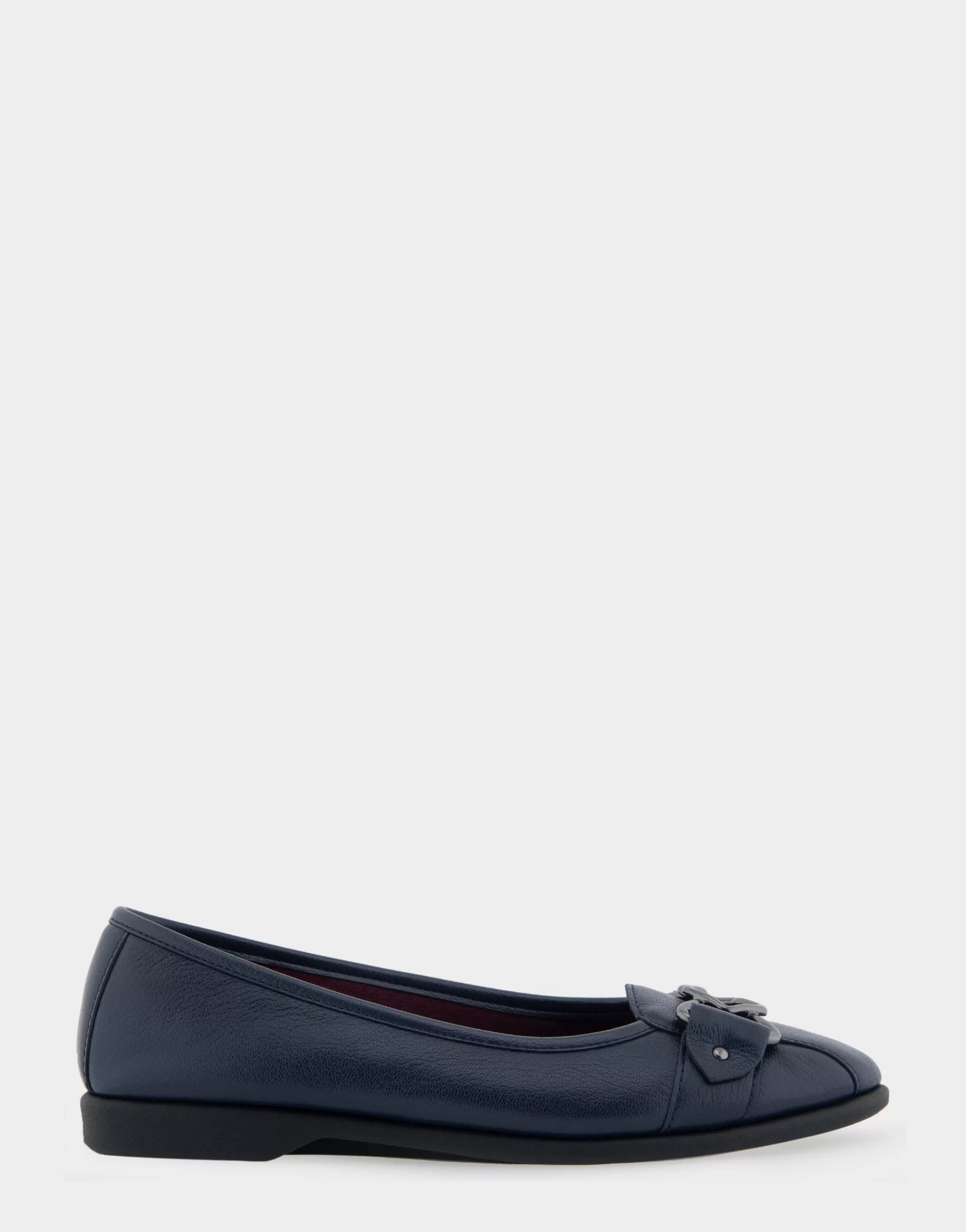 Aerosoles Clogs & Mules | Dress*Comfortable Women's Ornamented Flat in Navy Genuine Leather