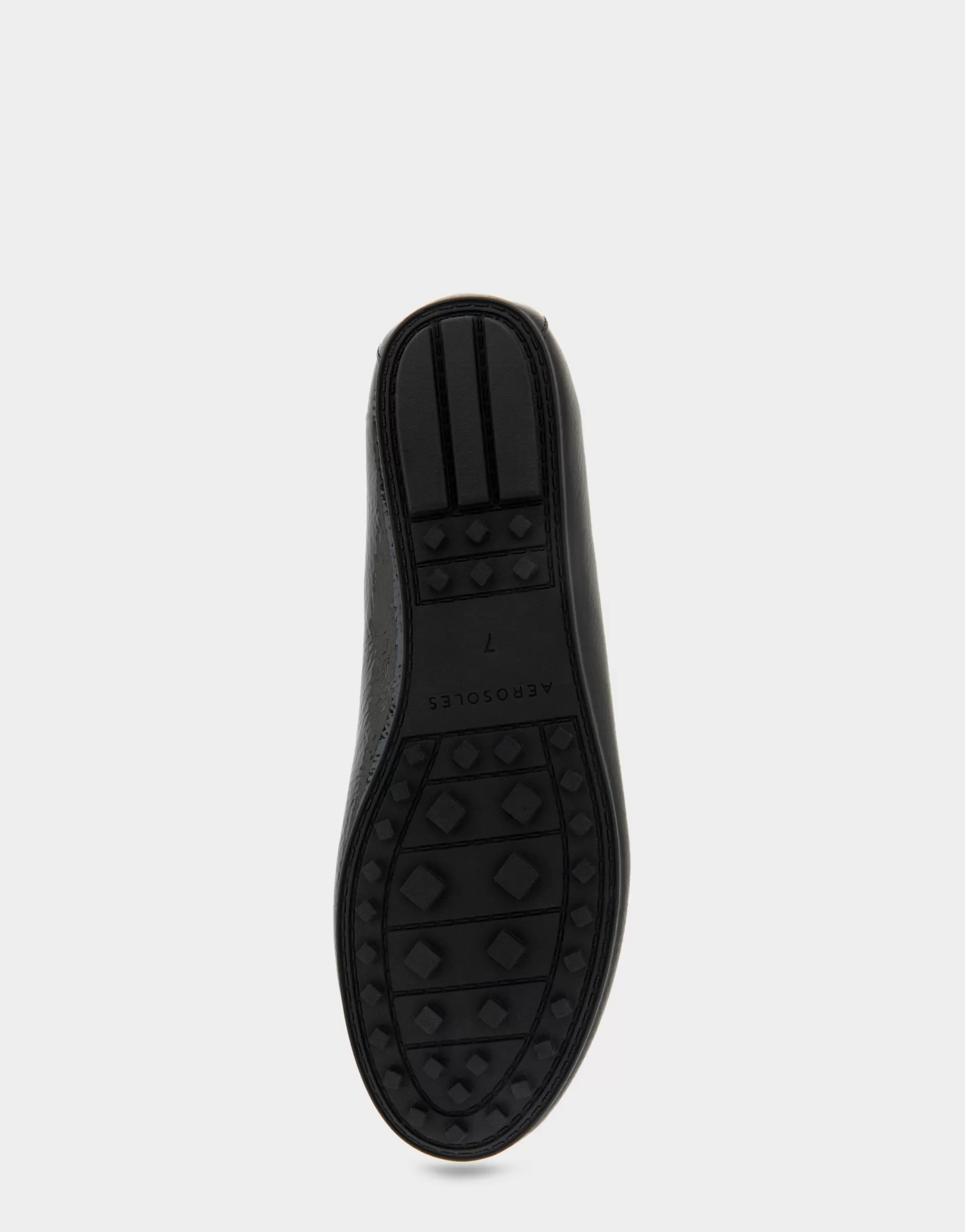 Aerosoles Wide Width Flats | Loafers*Comfortable Women's Ornamented Loafer in Black Crinkled Patent Faux Leather Patent Faux Leather
