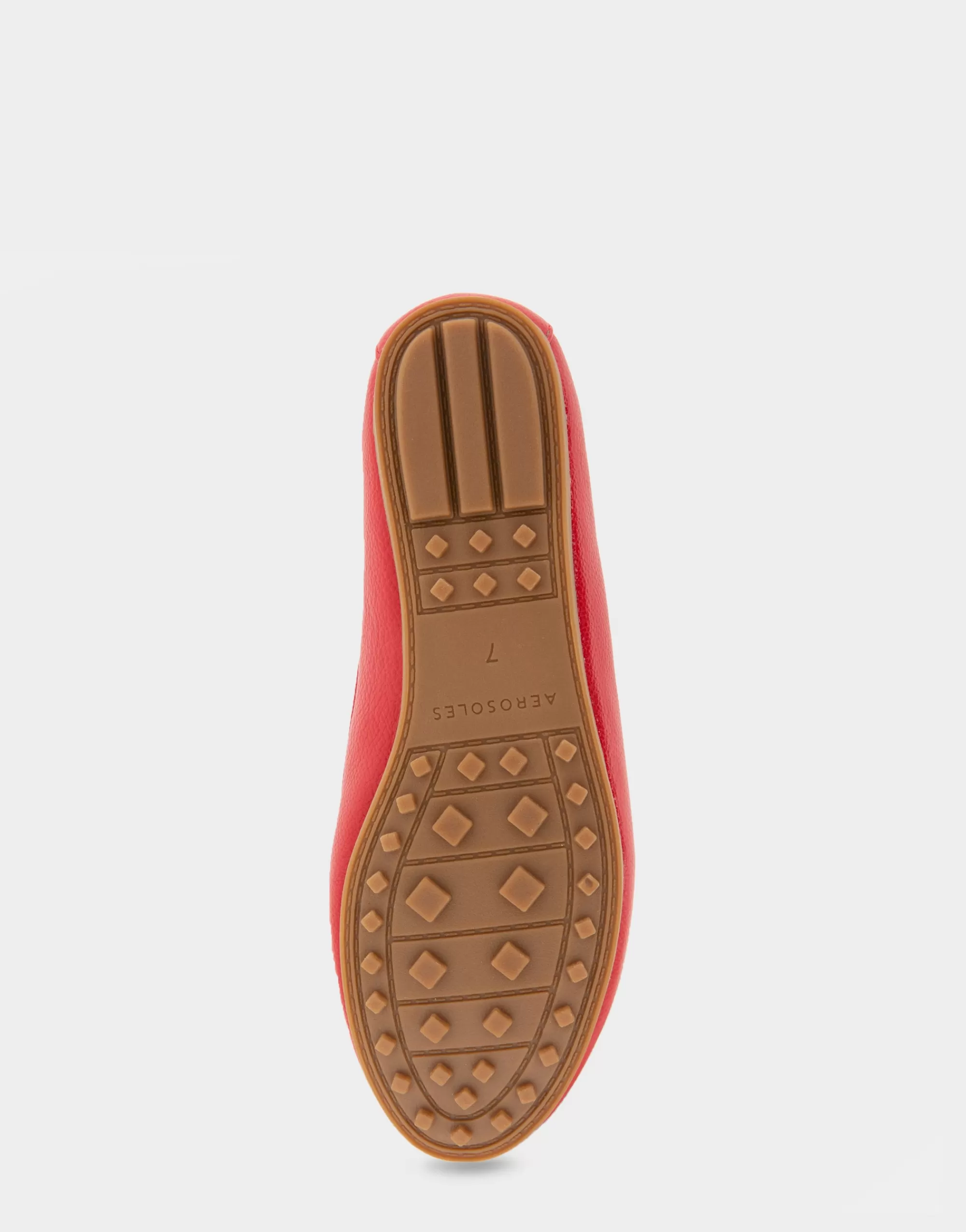 Aerosoles Wide Width Flats | Loafers*Comfortable Women's Ornamented Loafer in Racing Red Faux Leather
