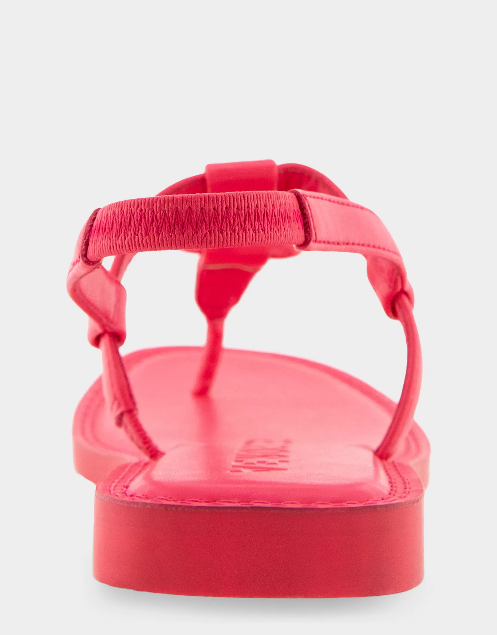 Aerosoles Slides | Flats*Comfortable Women's Ornamented Slingback Strap Thong Sandal in Virtual Pink Faux Leather