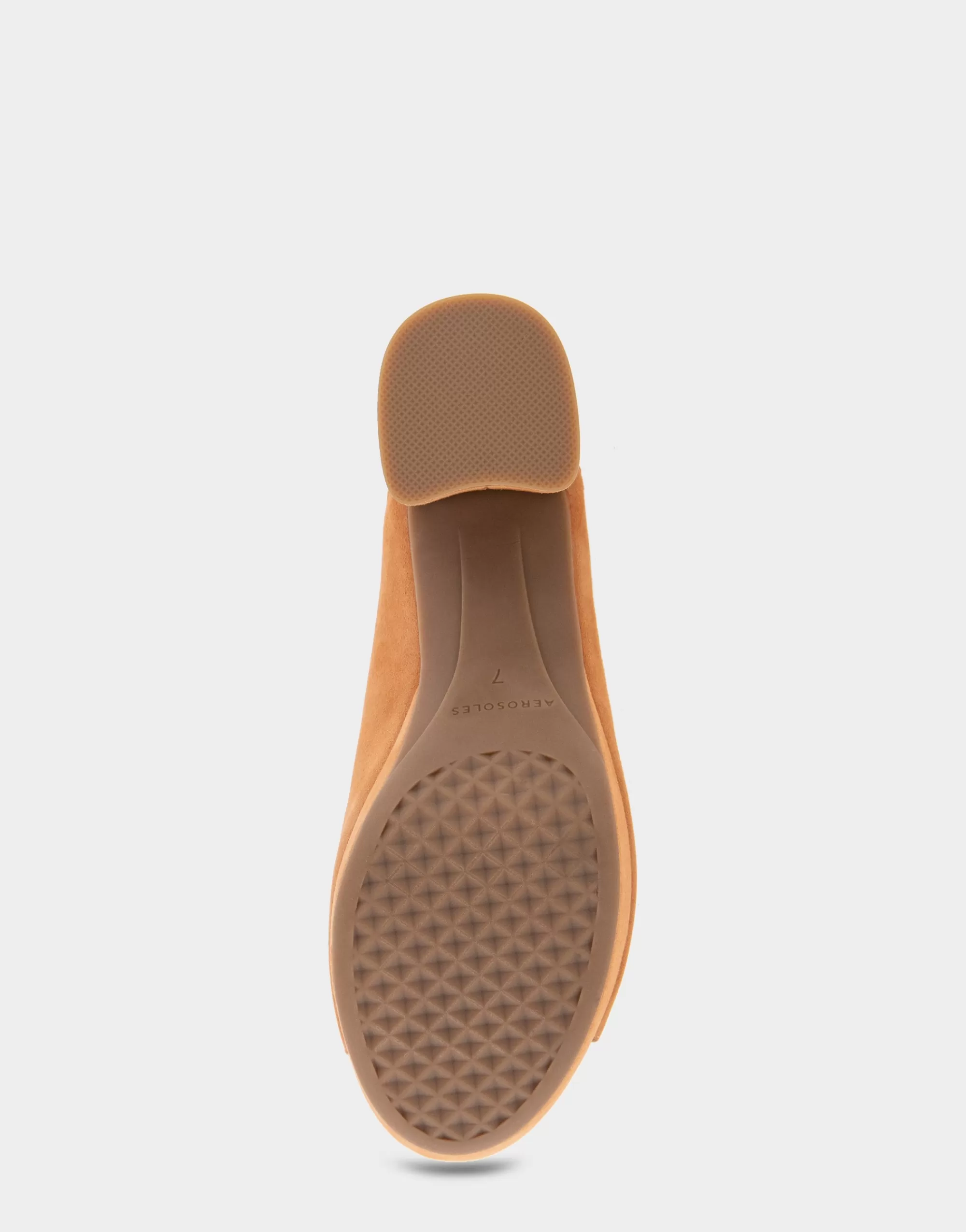 Aerosoles Wide Width Sandals | Platforms*Comfortable Women's Peep Toe Platform Sandal in Tan Suede