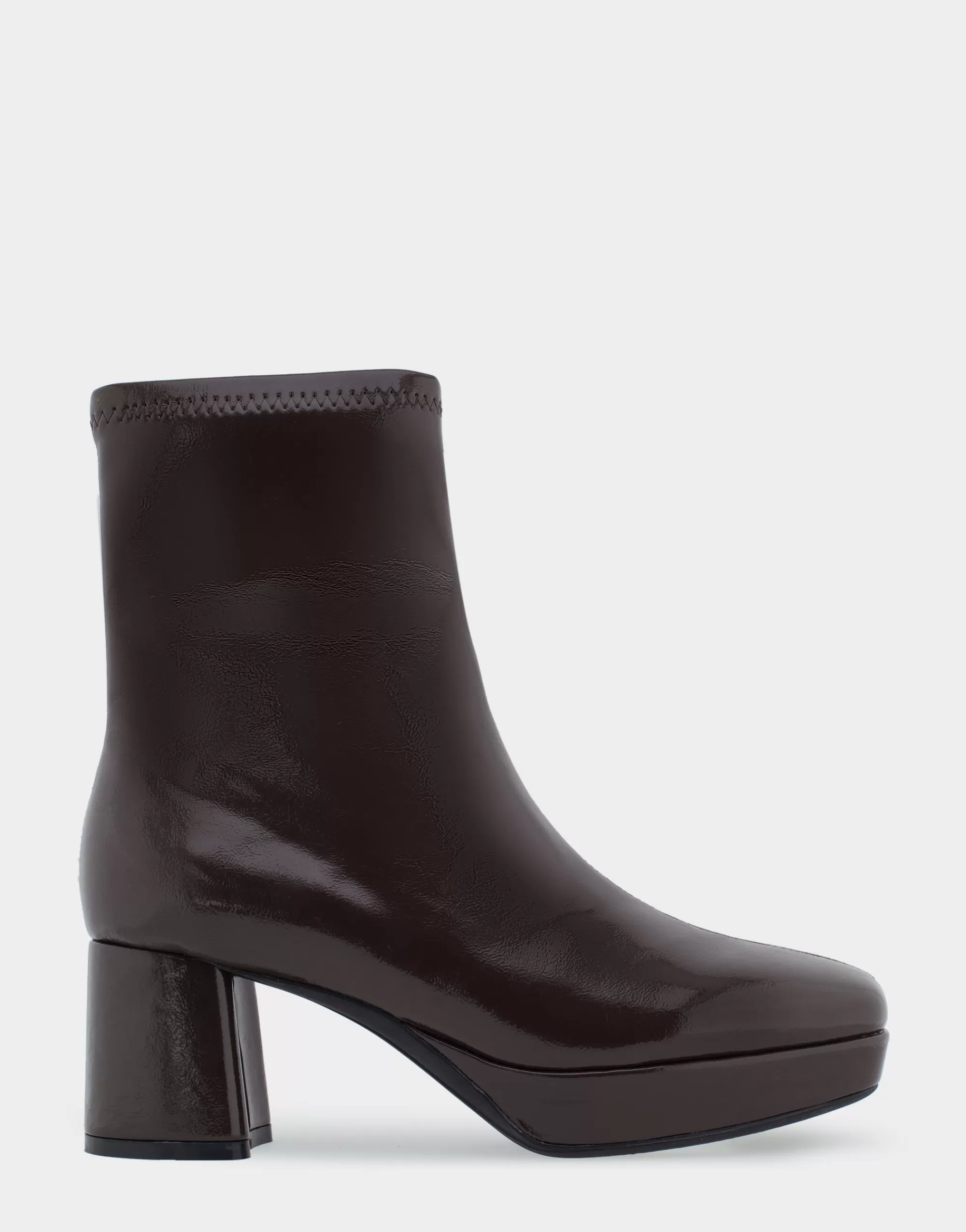 Aerosoles Ankle Boots | Heeled Boots*Comfortable Women's Platform Boot in Java Patent Faux Leather