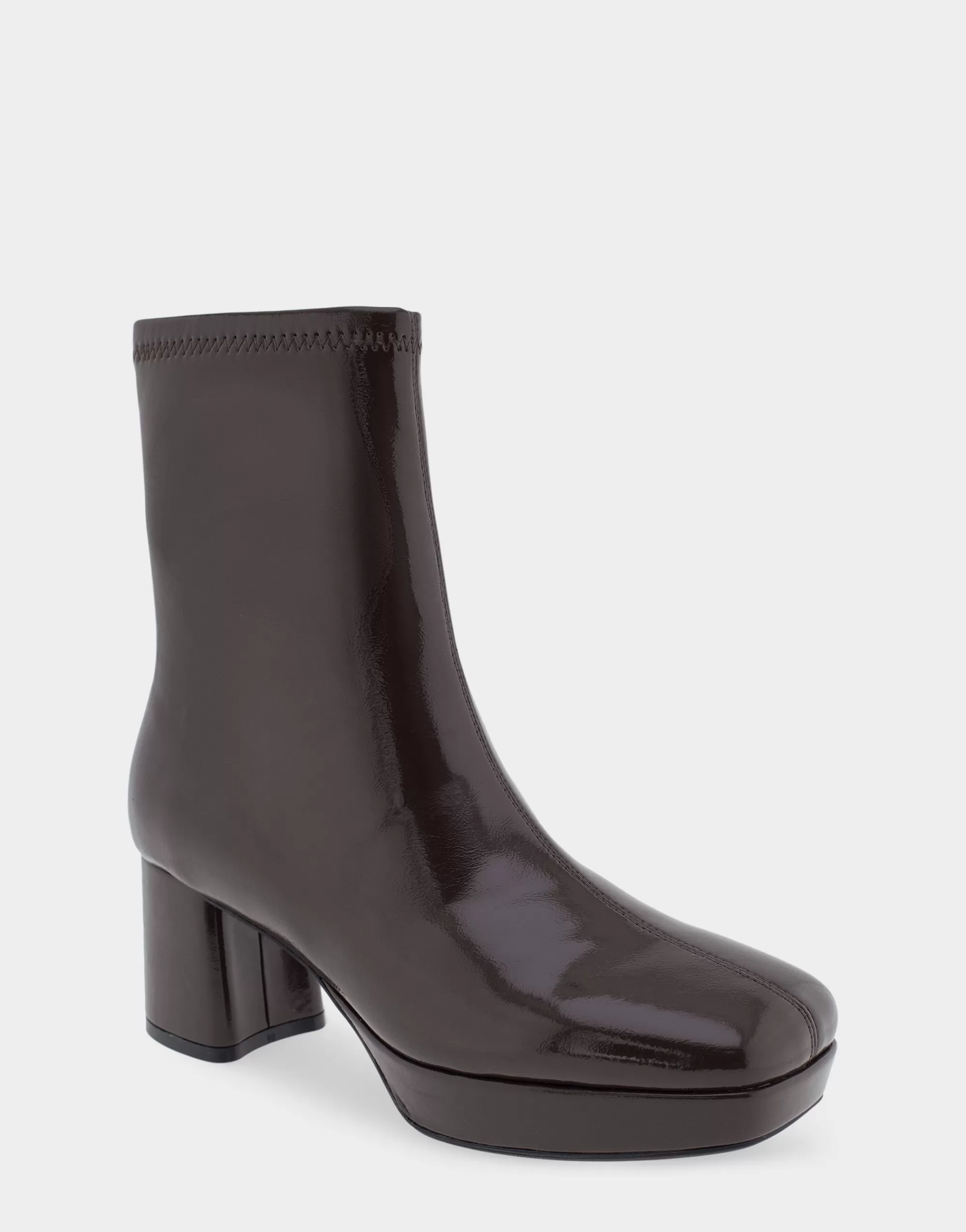 Aerosoles Ankle Boots | Heeled Boots*Comfortable Women's Platform Boot in Java Patent Faux Leather