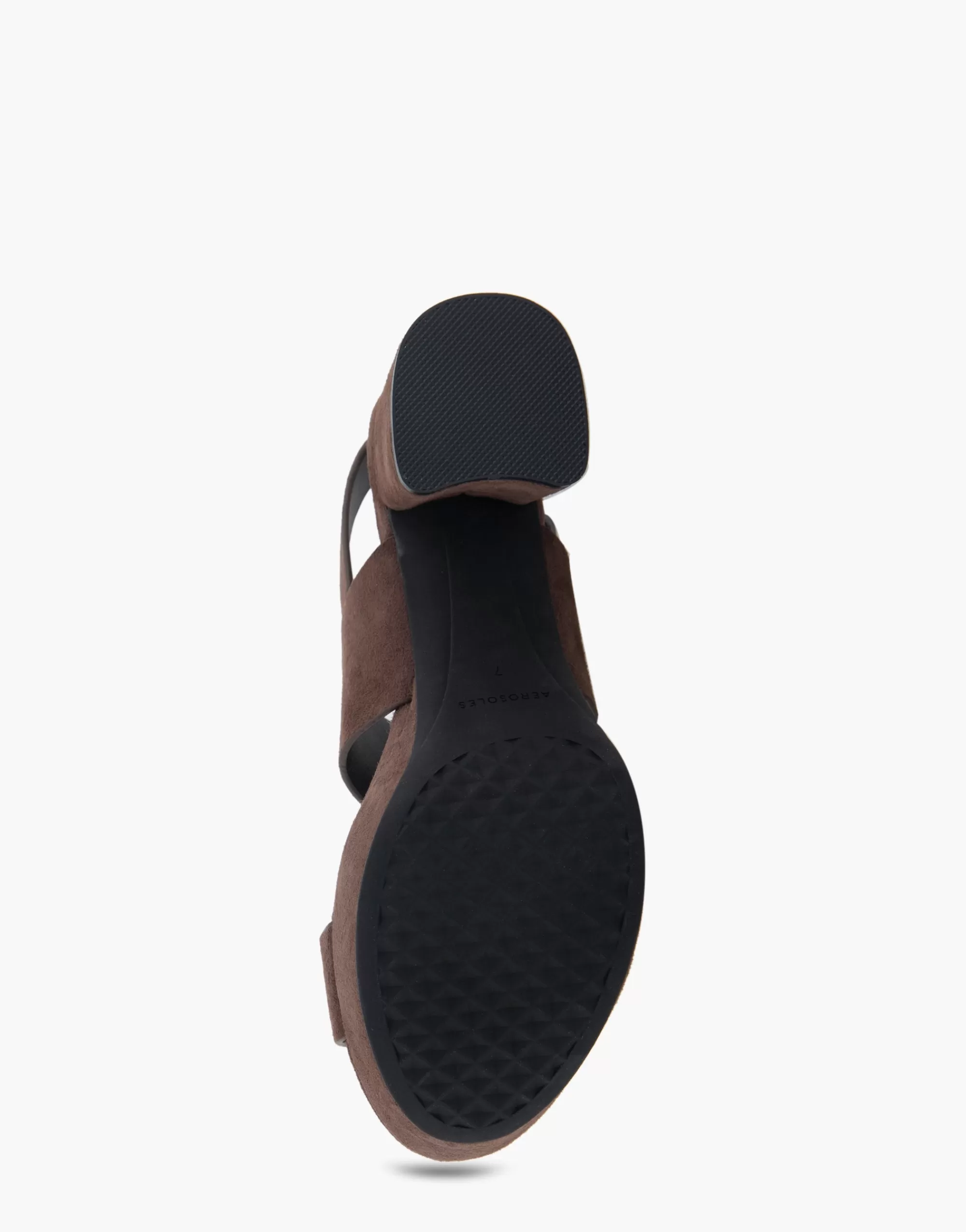Aerosoles Dress | Platforms*Comfortable Women's Platform Sandal in Brown Genuine Suede