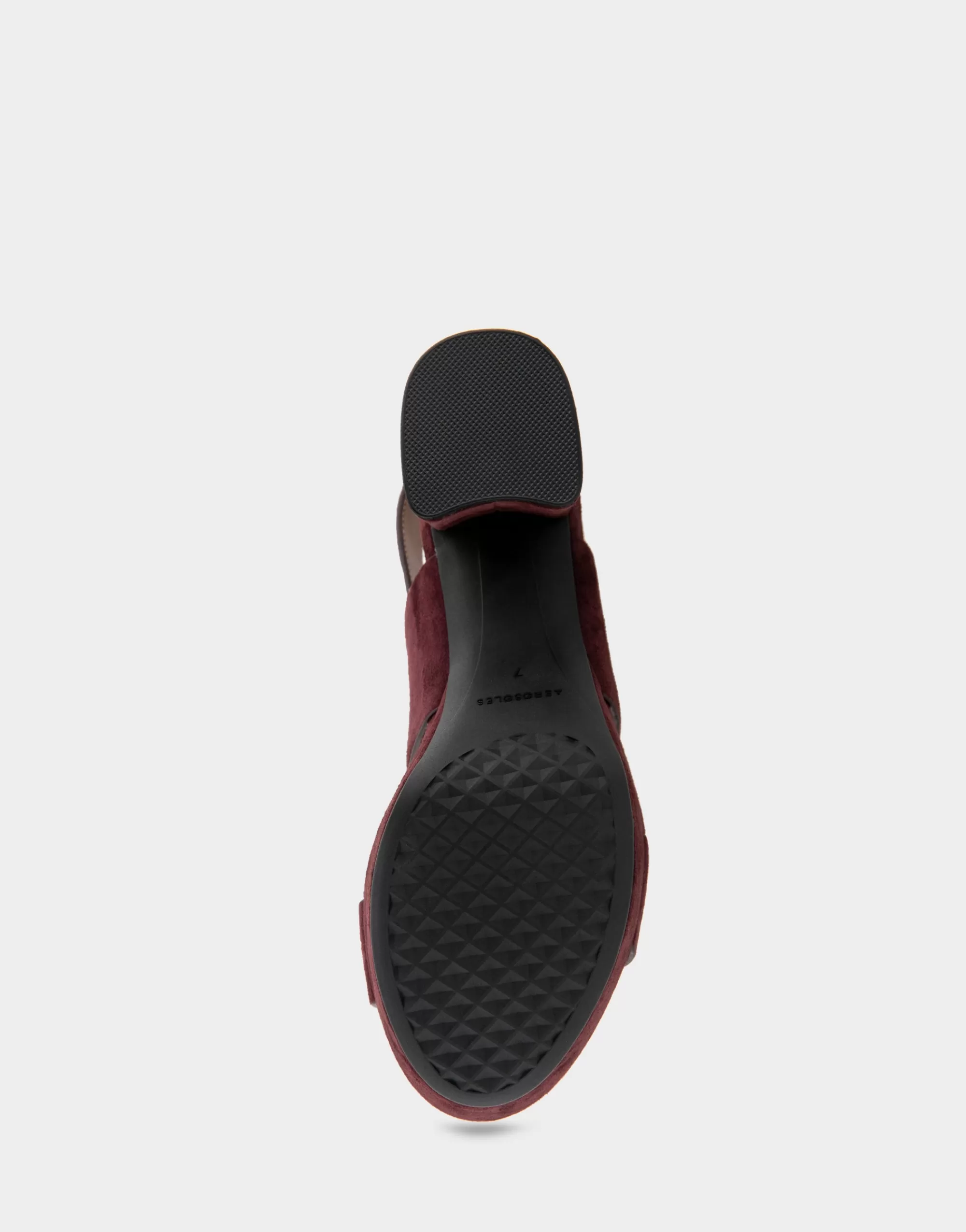 Aerosoles Platforms | Platforms*Comfortable Women's Platform Sandal in Deep Aubergine Suede Suede