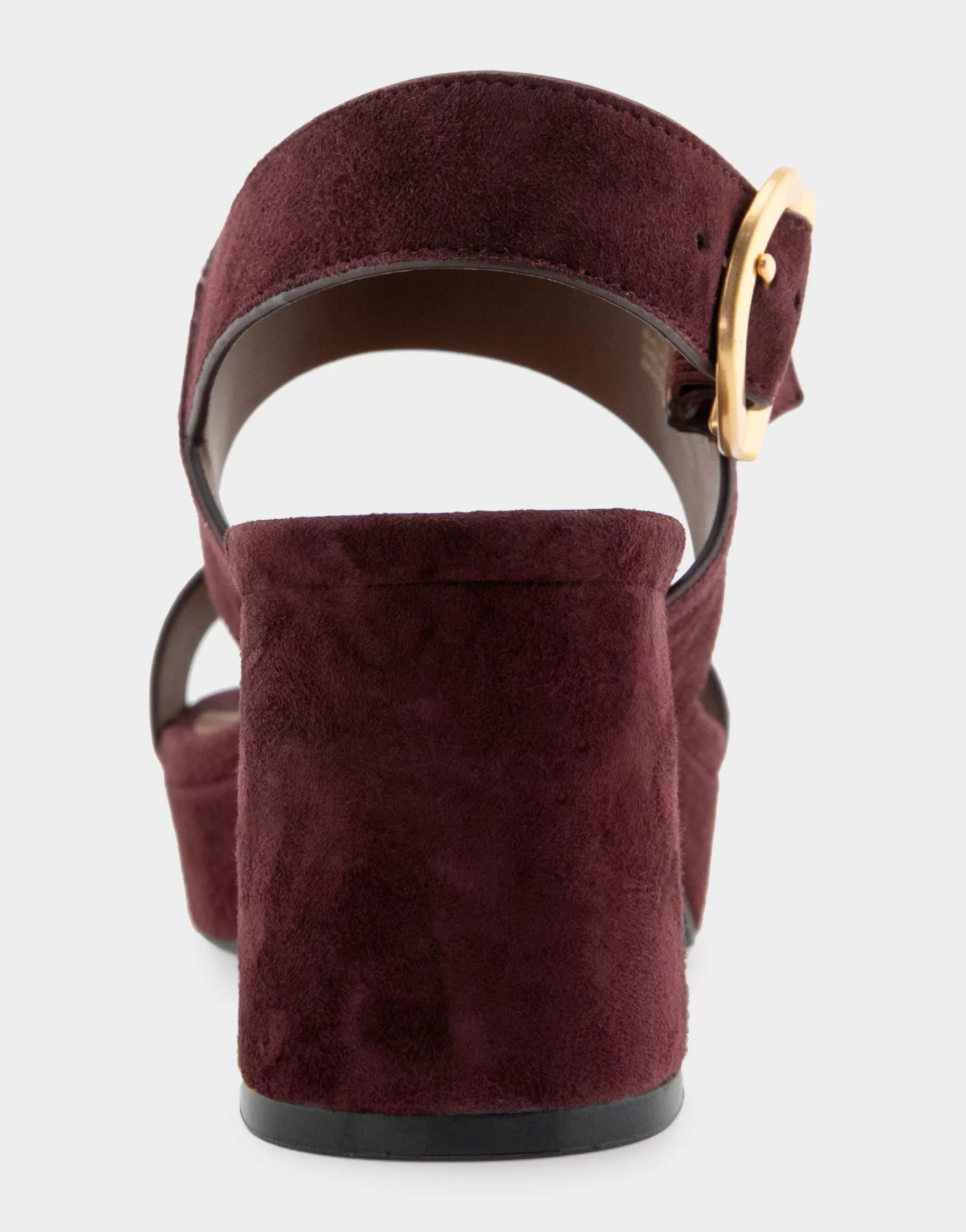 Aerosoles Platforms | Platforms*Comfortable Women's Platform Sandal in Deep Aubergine Suede Suede