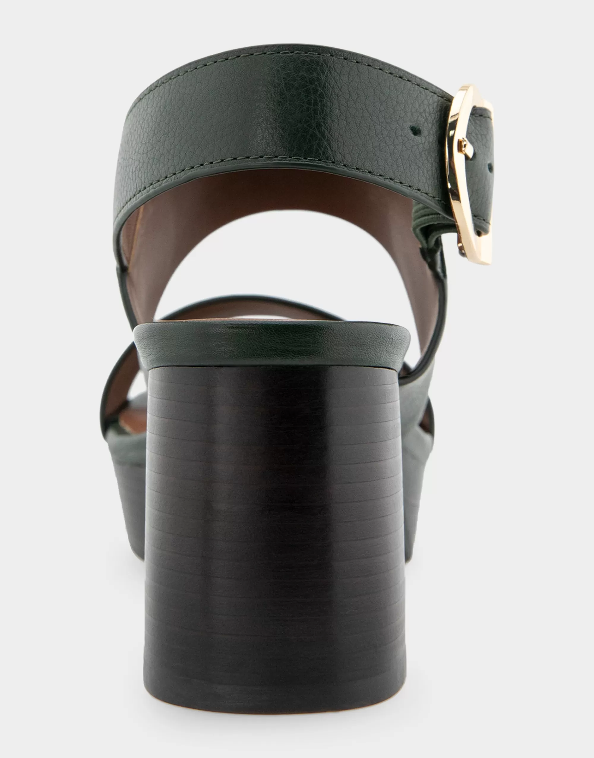 Aerosoles Platforms | Platforms*Comfortable Women's Platform Sandal in Fir Green Leather Leather