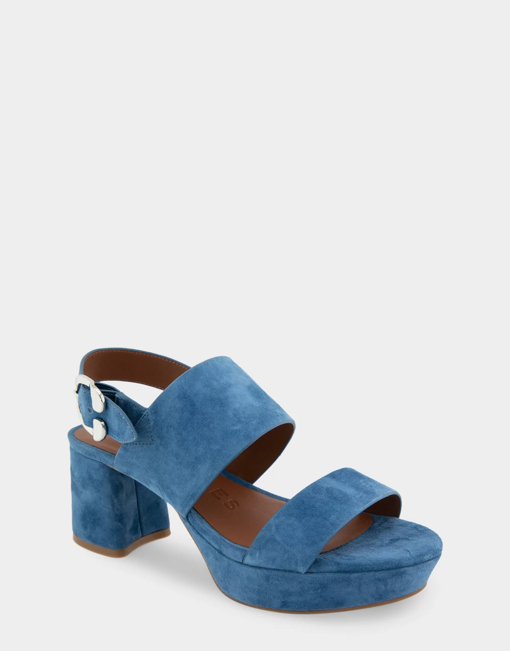 Aerosoles Platforms | Platforms*Comfortable Women's Platform Sandal in Indigo Suede Suede