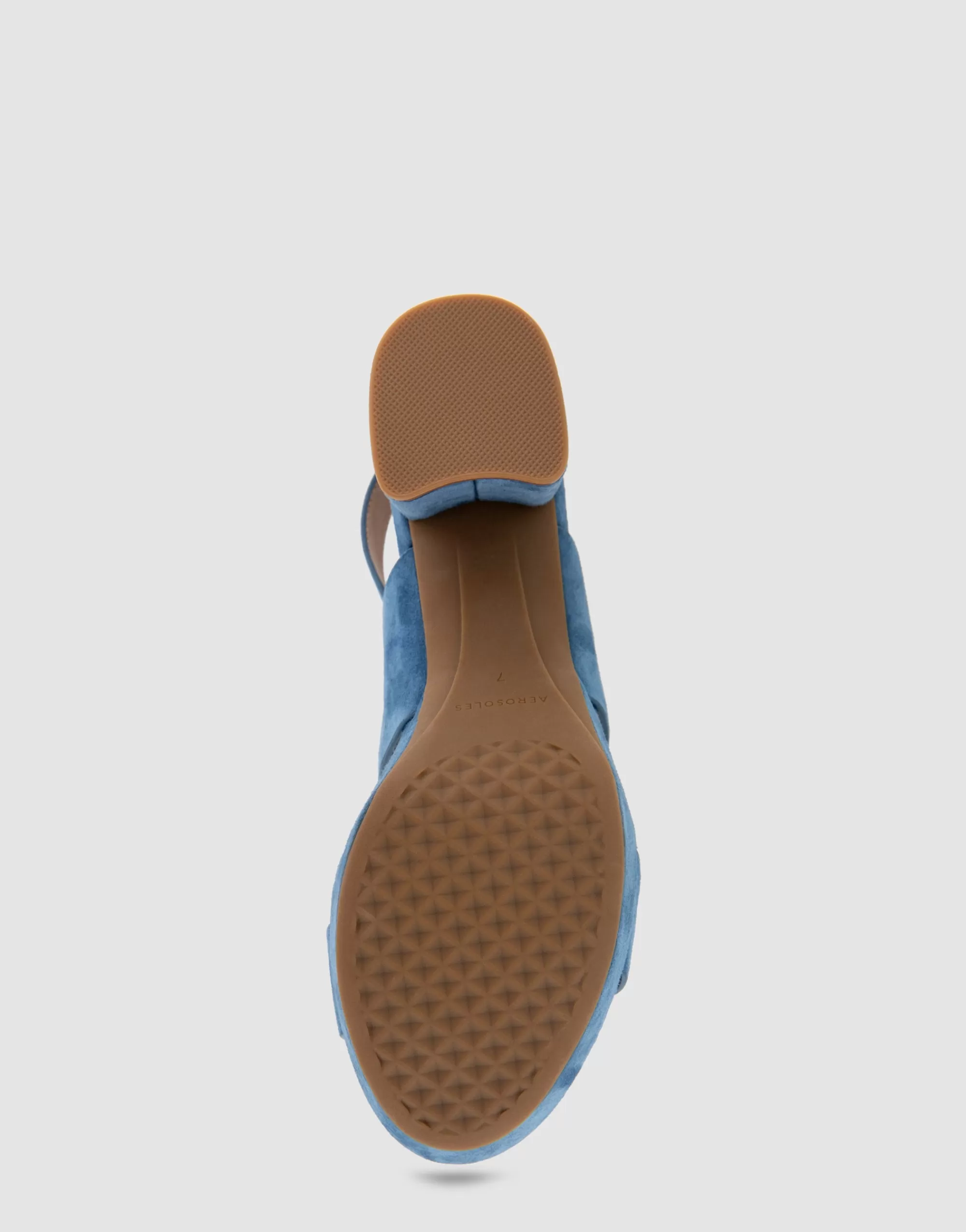 Aerosoles Platforms | Platforms*Comfortable Women's Platform Sandal in Indigo Suede Suede