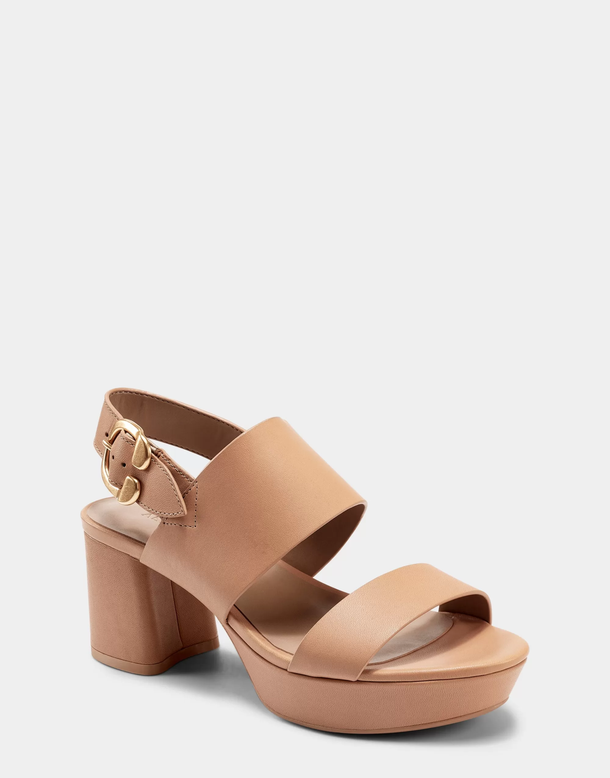 Aerosoles Dress | Platforms*Comfortable Women's Platform Sandal in Nude Leather