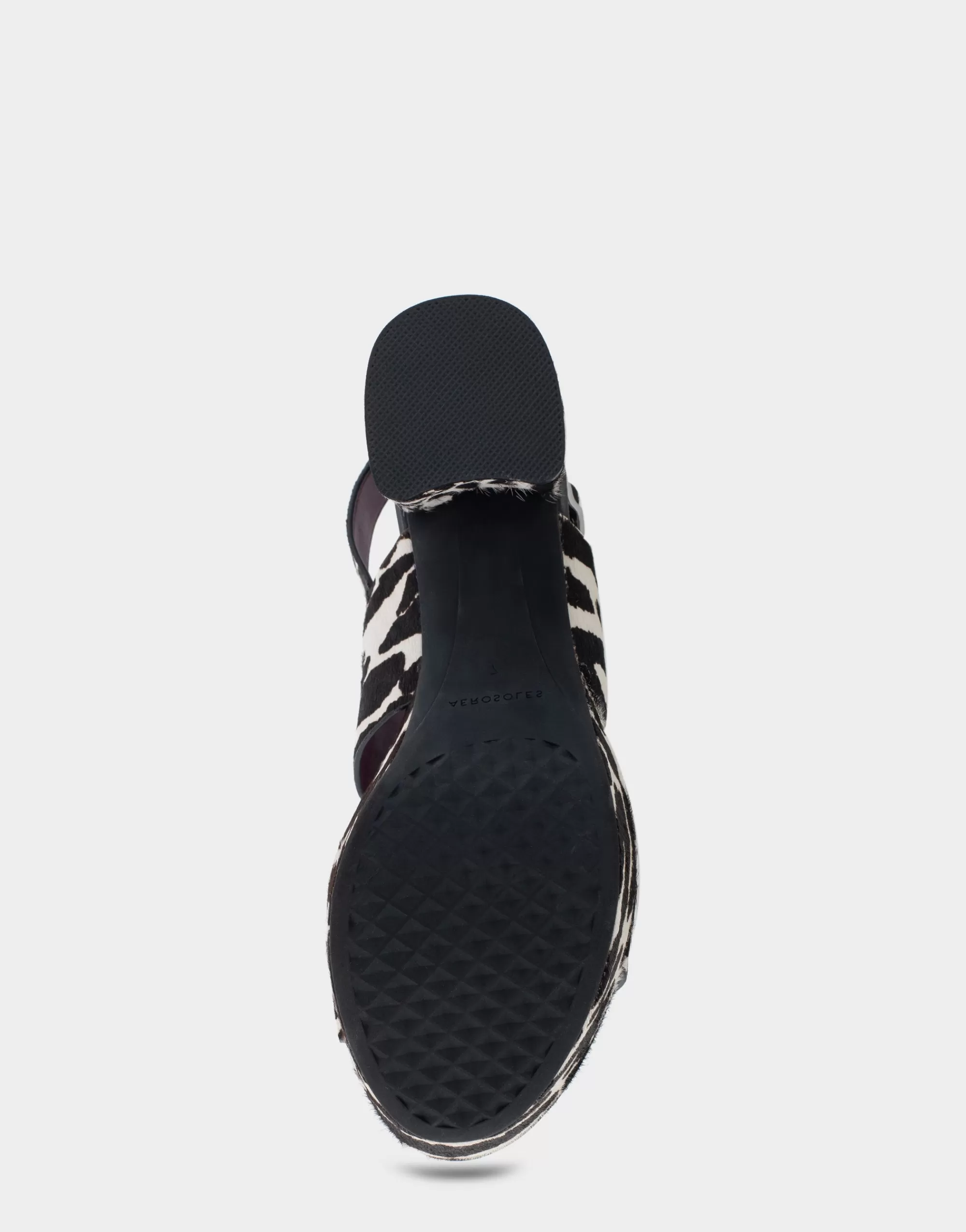 Aerosoles Dress | Platforms*Comfortable Women's Platform Sandal in Zebra Print Calf Hair