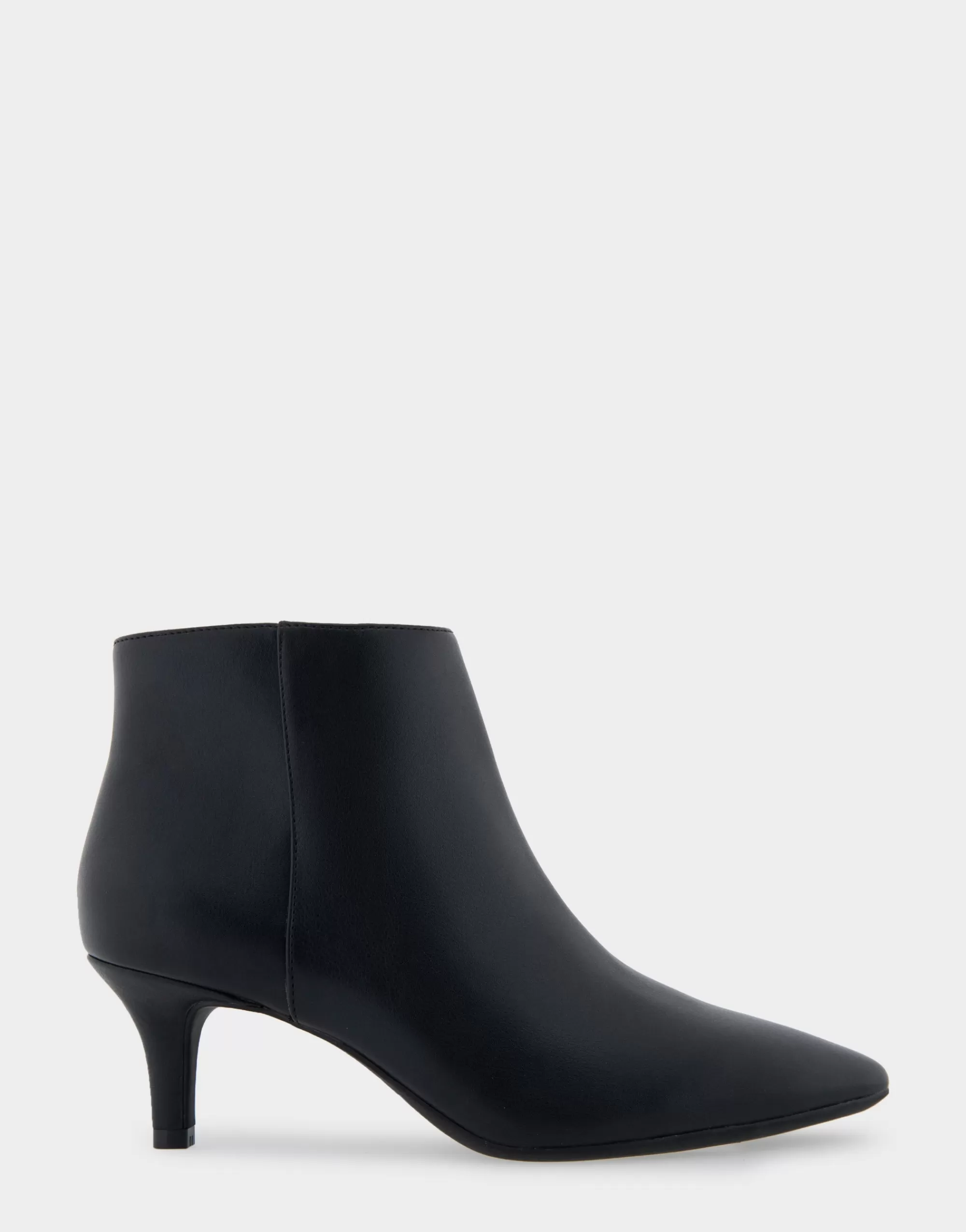 Aerosoles Ankle Boots*Comfortable Women's Point Toe Kitten Heel Bootie in Black Faux Leather