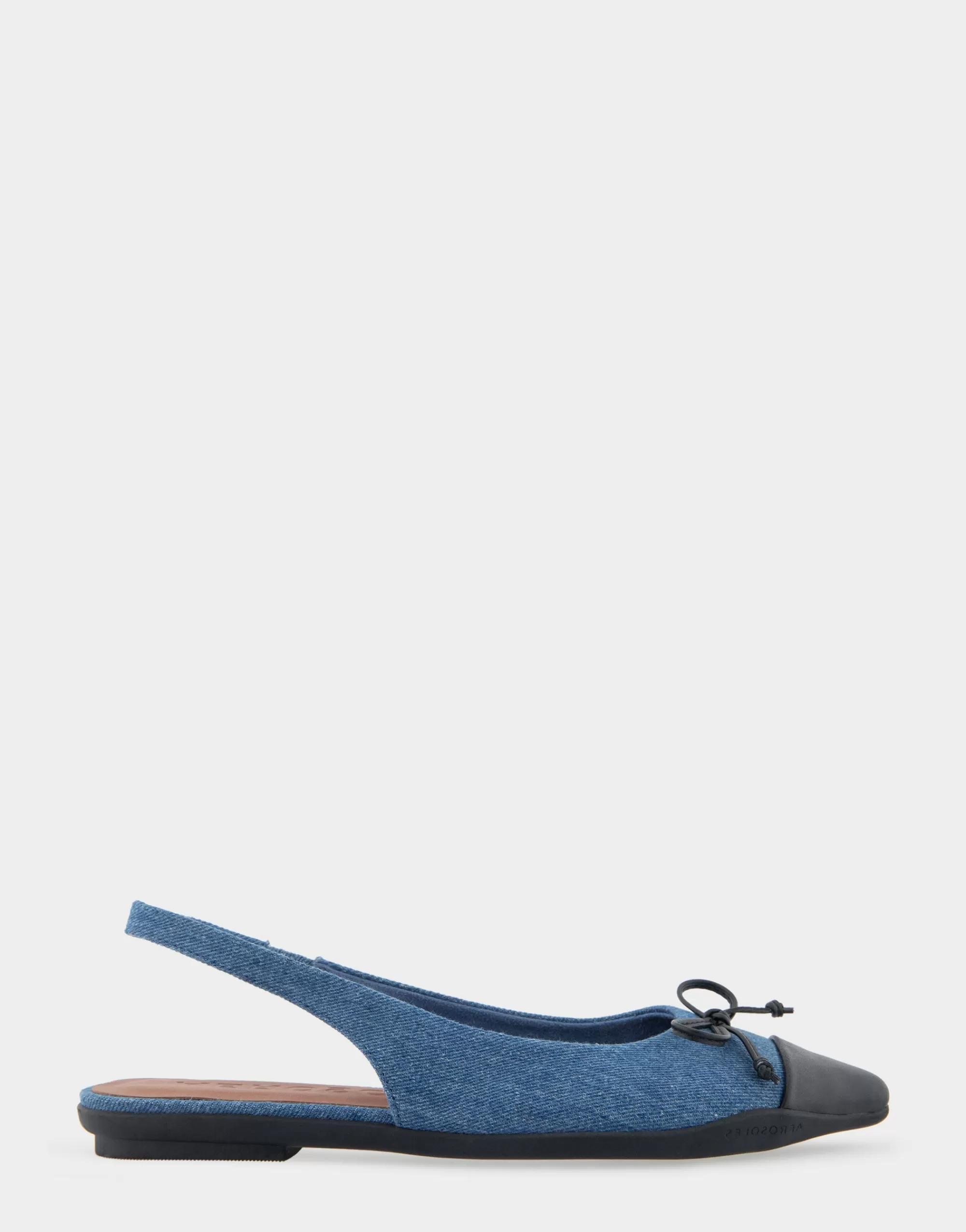 Aerosoles Clogs & Mules*Comfortable Women's Point Toe Slingback Flat in Denim Fabric Denim Fabric