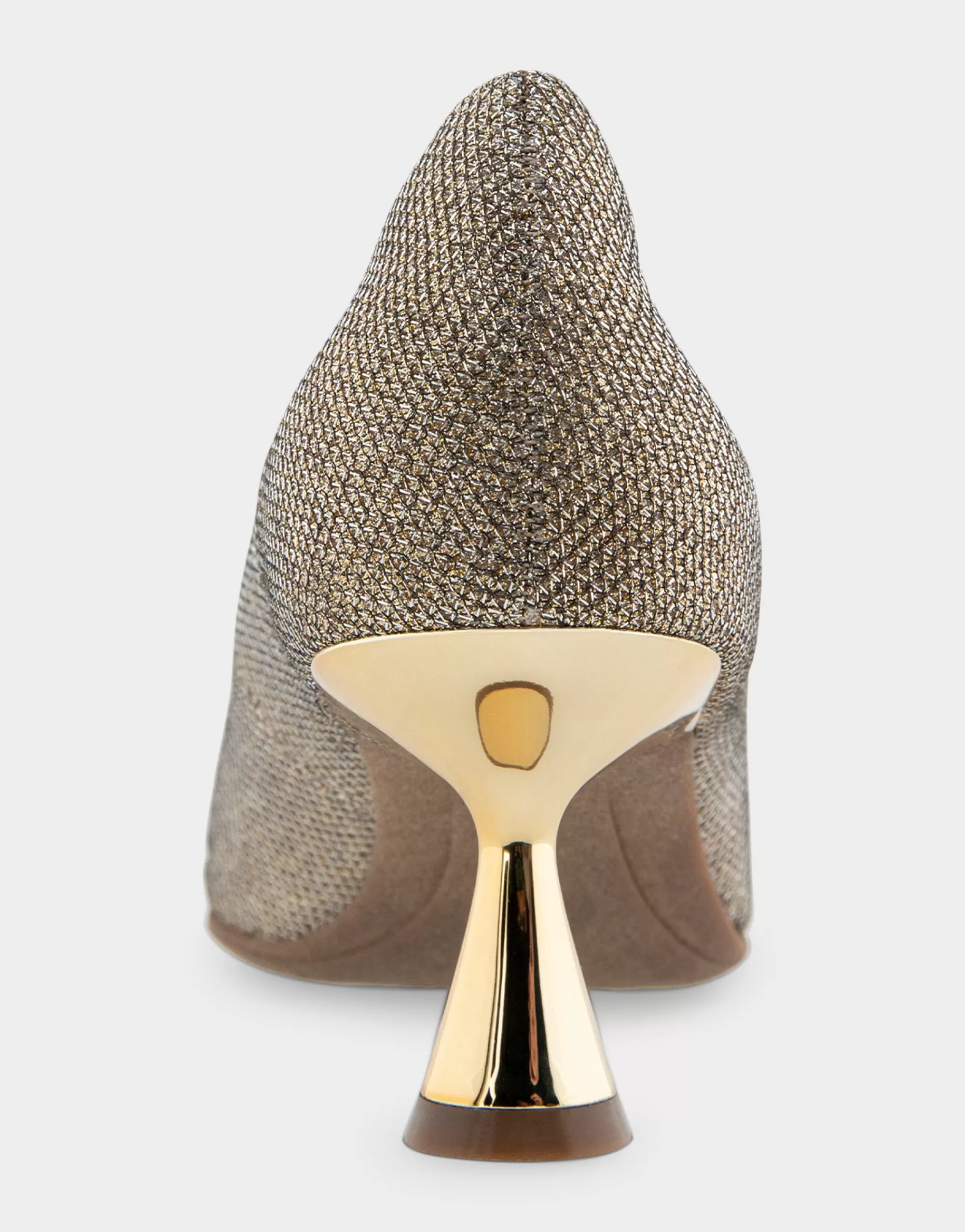 Aerosoles Pumps*Comfortable Women's Point Toe Statement Heel Pump in Soft Gold Fabric Metallic Lame Fabric