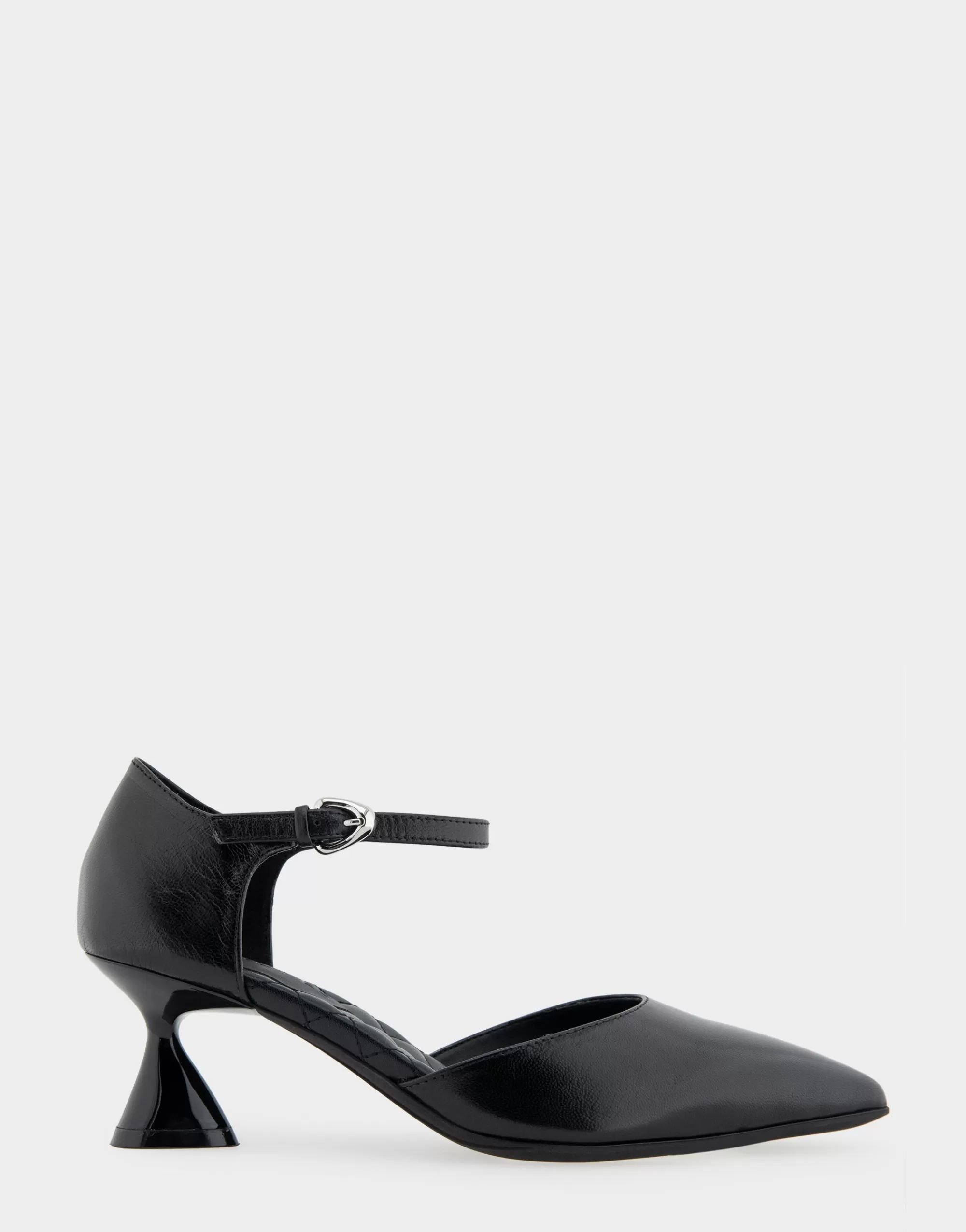 Aerosoles Pumps*Comfortable Women's Point Toe Two Piece Statement Heel Pump in Black Leather