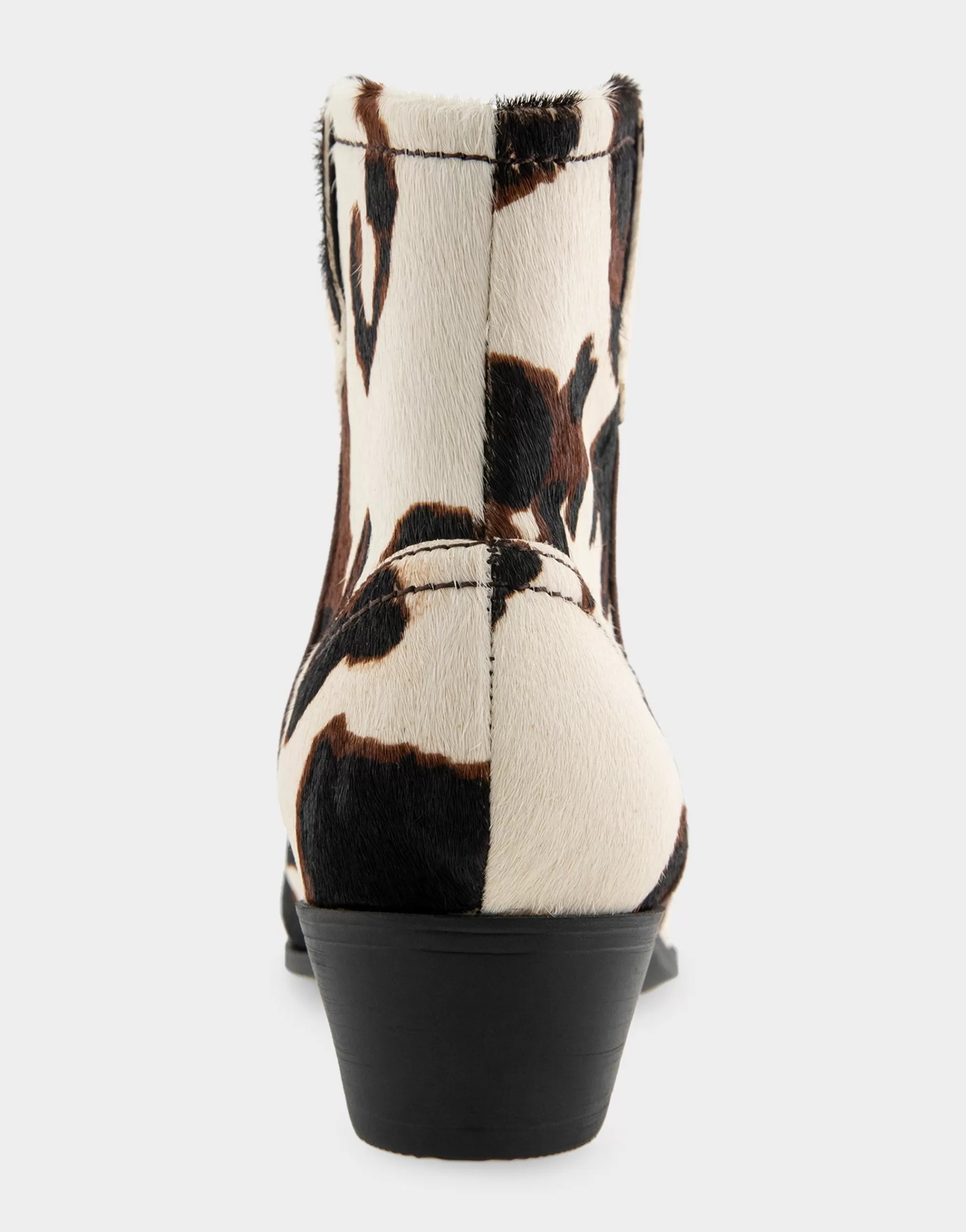 Aerosoles Ankle Boots*Comfortable Women's Pull On Western Bootie in Cow Print Haircalf