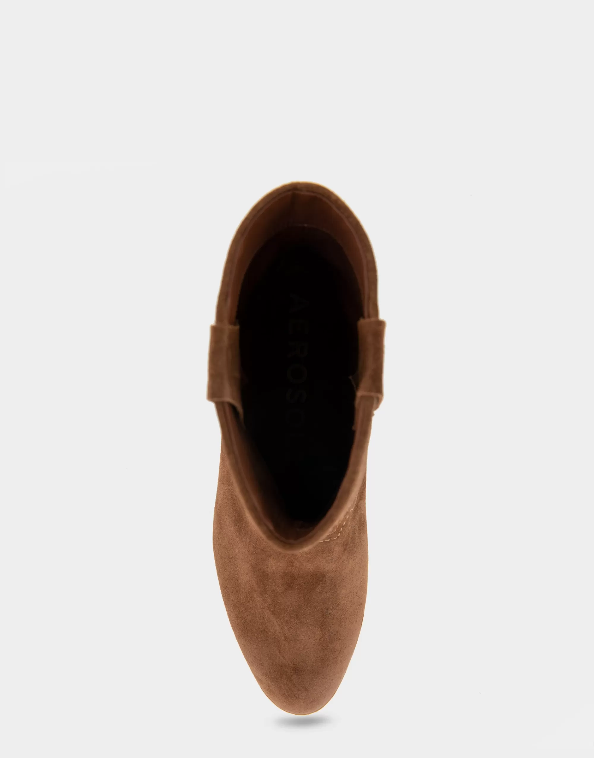 Aerosoles Ankle Boots*Comfortable Women's Pull On Western Bootie in Tobacco Suede