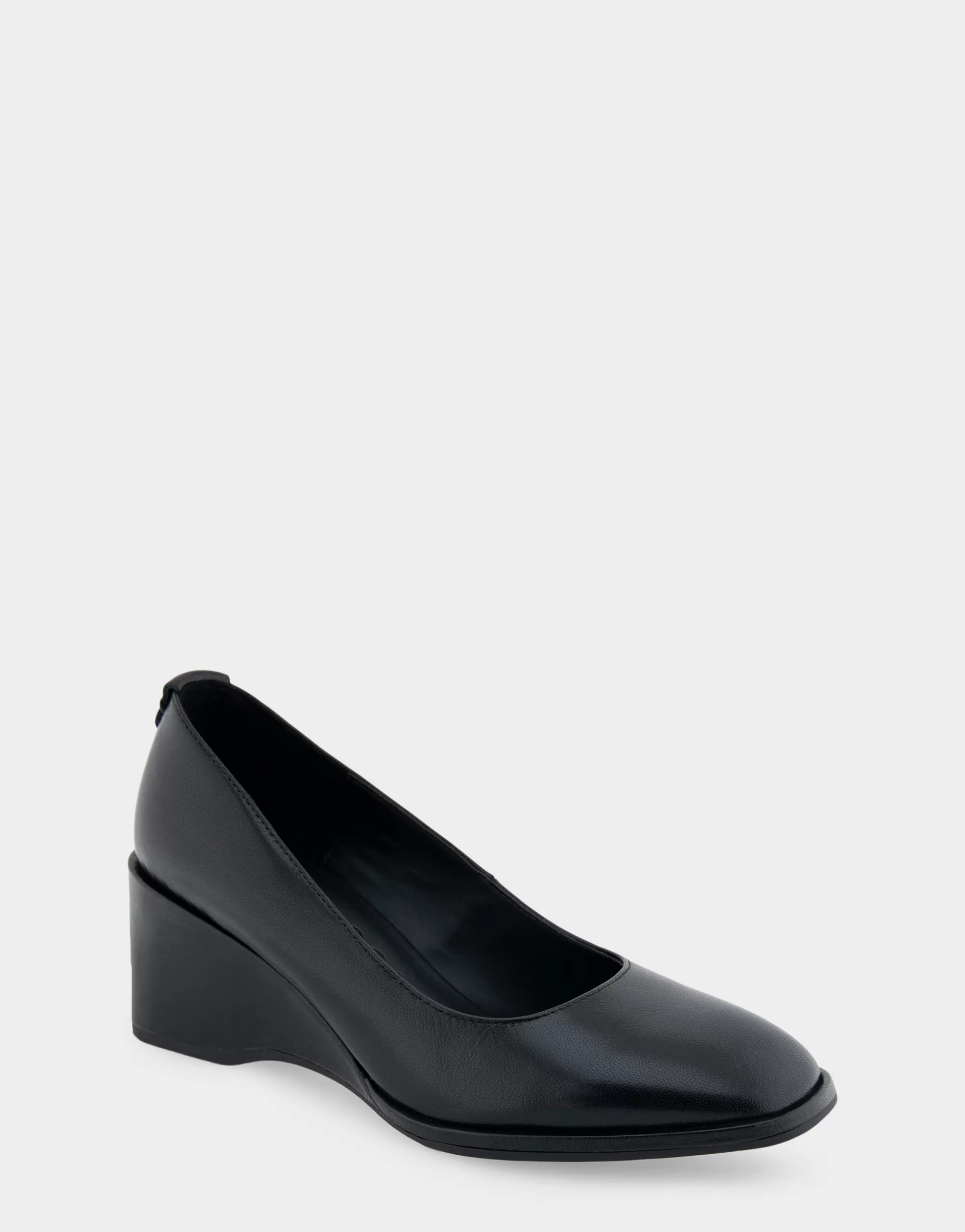 Aerosoles Wedges | Pumps*Comfortable Women's Sculpted Wedge Pump in Black Leather