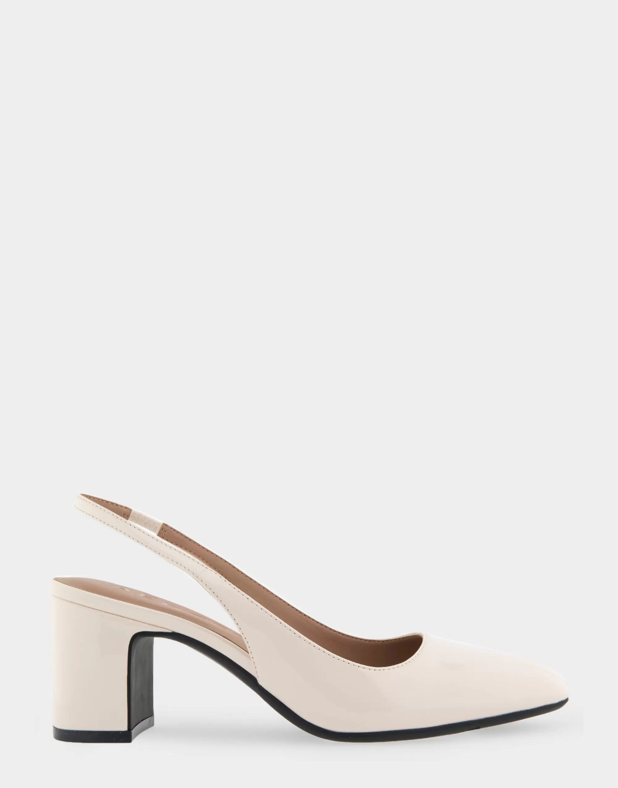 Aerosoles Pumps*Comfortable Women's Slingback Mid-heel Pump in Eggnog Patent Faux Leather