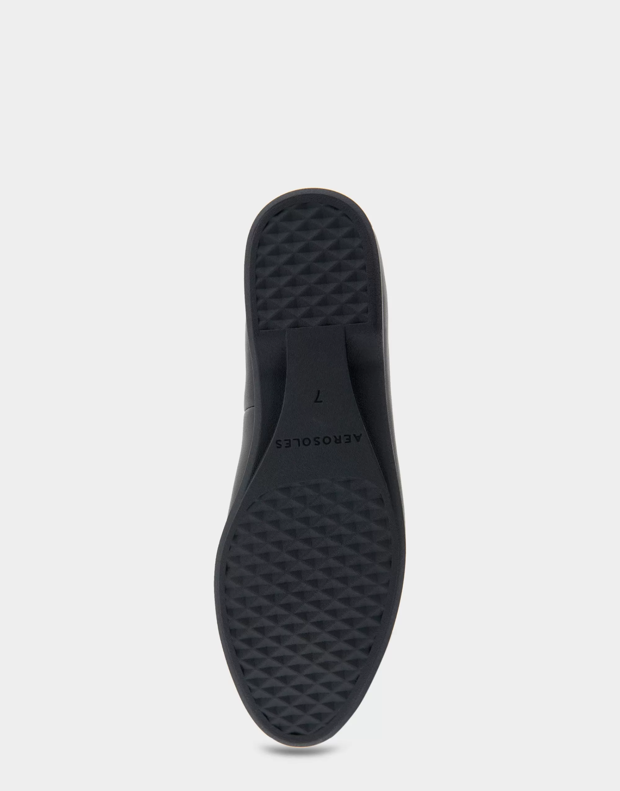 Aerosoles Wide Width Flats | Loafers*Comfortable Women's Slip On Double Gore Loafer in Black Leather Leather