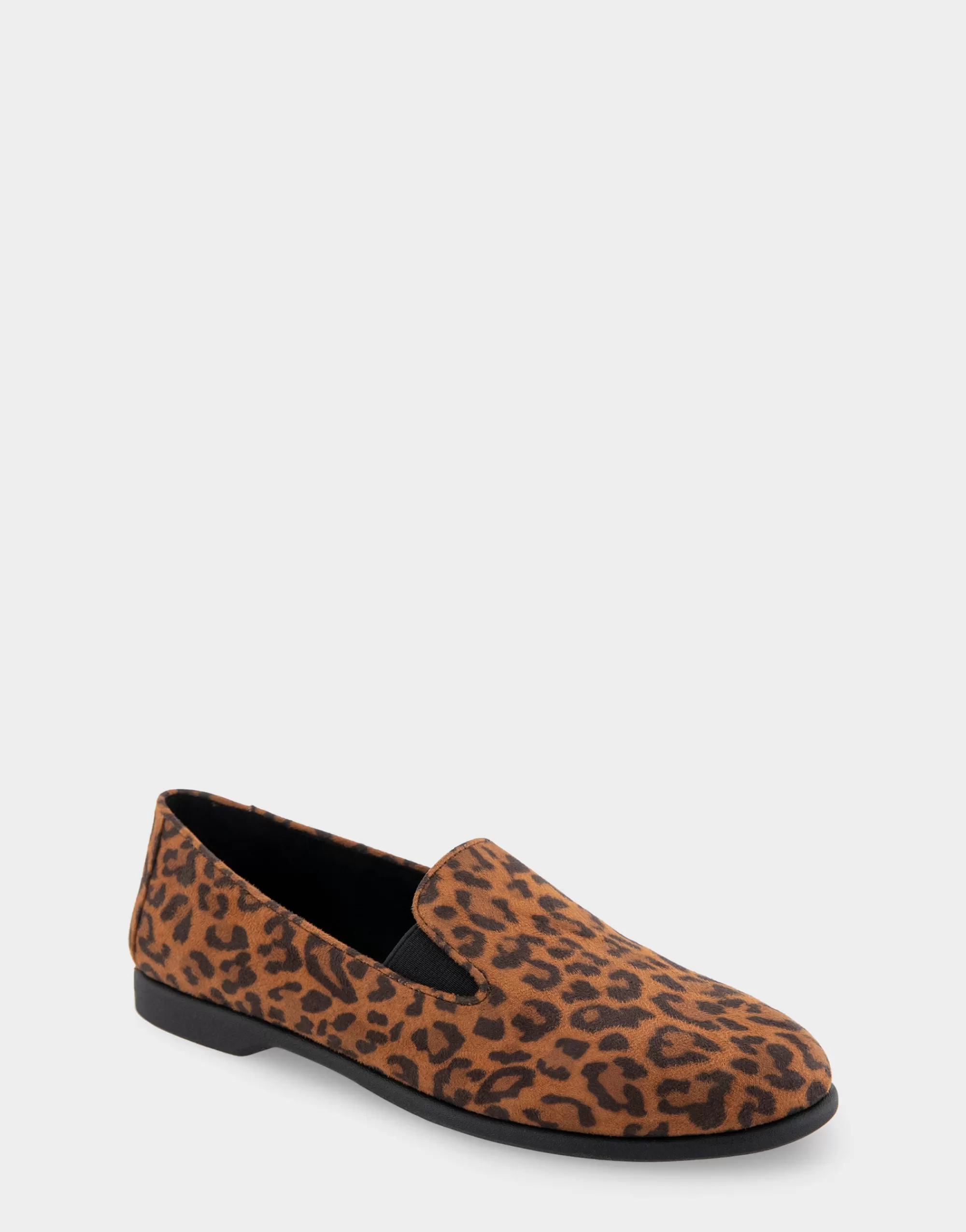 Aerosoles Loafers*Comfortable Women's Slip On Double Gore Loafer in Leopard Faux Suede Faux Suede