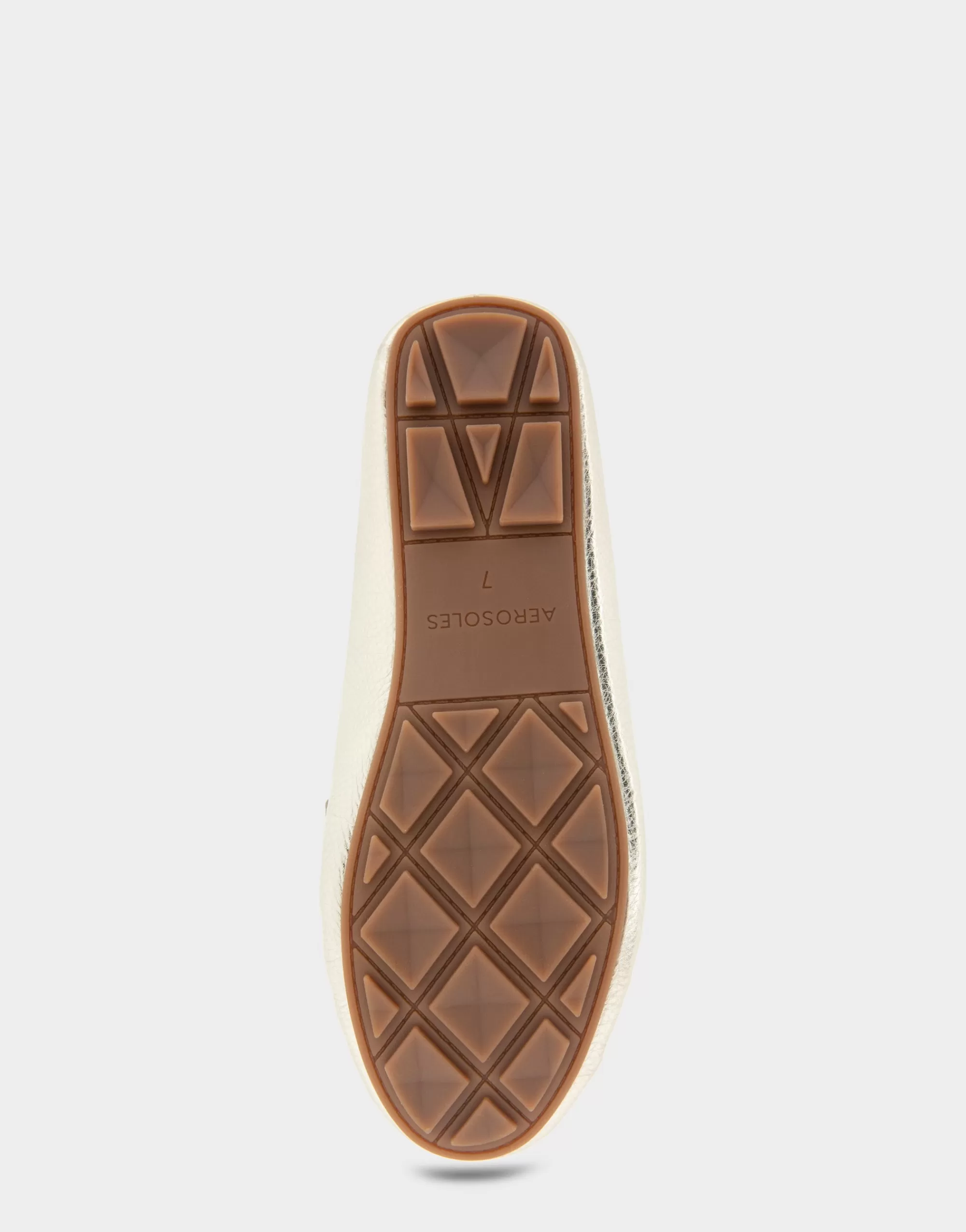 Aerosoles Wide Width Flats | Clogs & Mules*Comfortable Women's Slip On Driver in Soft Gold Leather