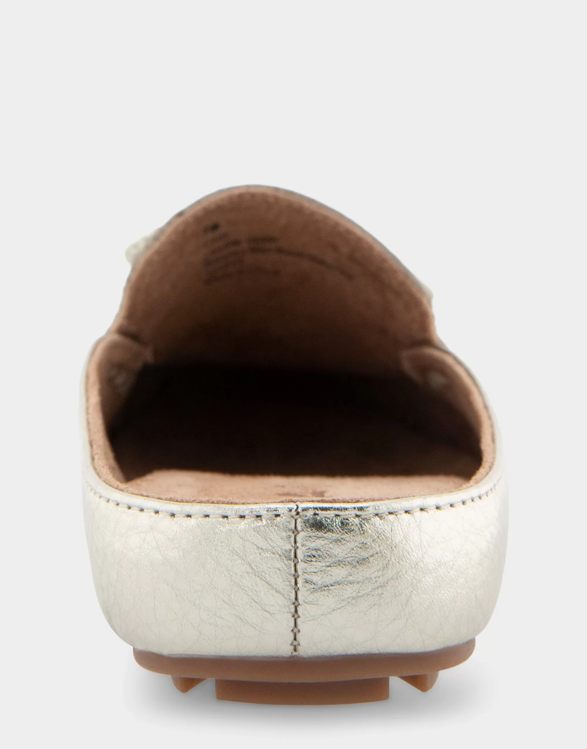 Aerosoles Wide Width Flats | Clogs & Mules*Comfortable Women's Slip On Driver in Soft Gold Leather