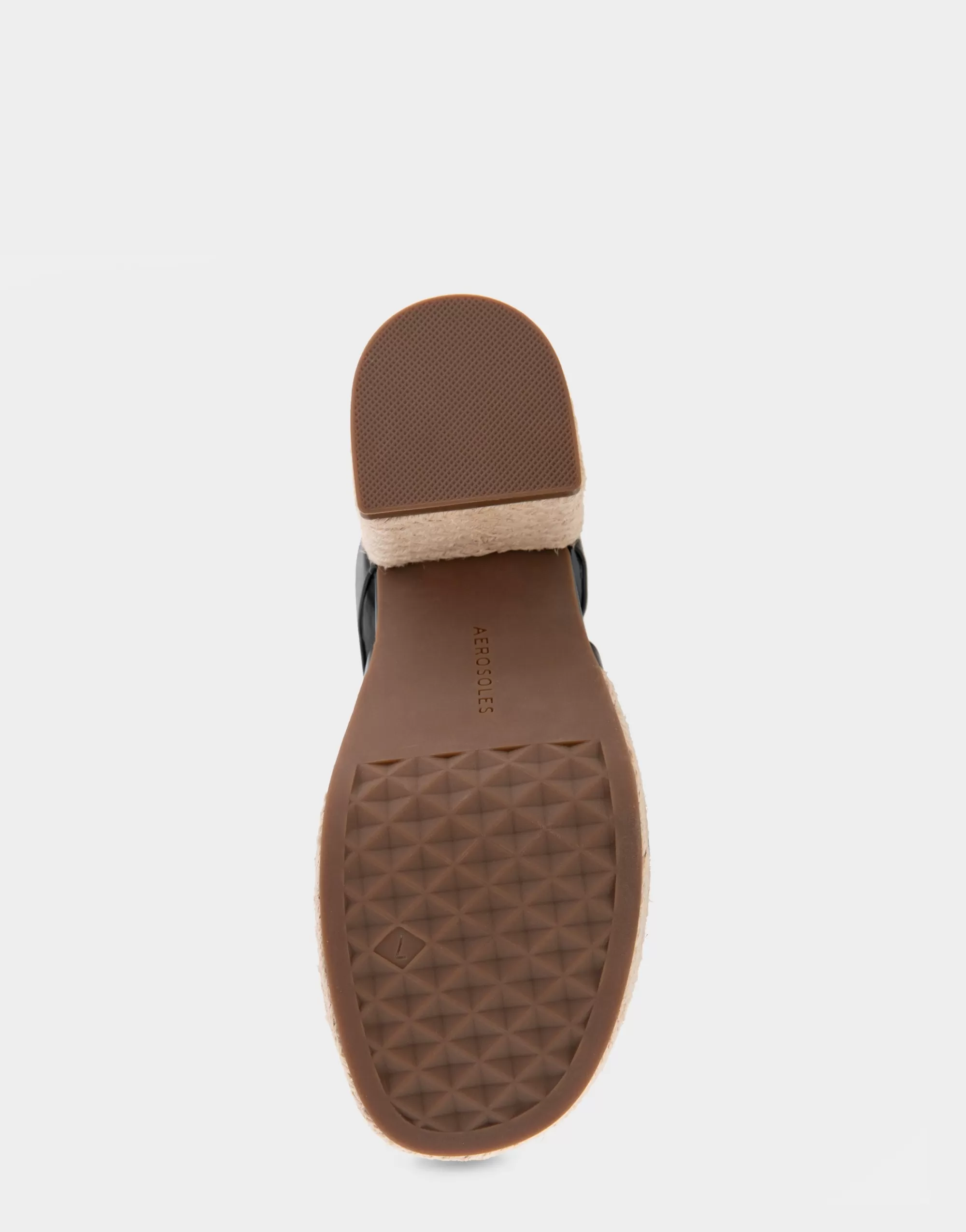 Aerosoles Platforms | Platforms*Comfortable Women's Strappy Molded Footbed Platform Sandal in Black Leather
