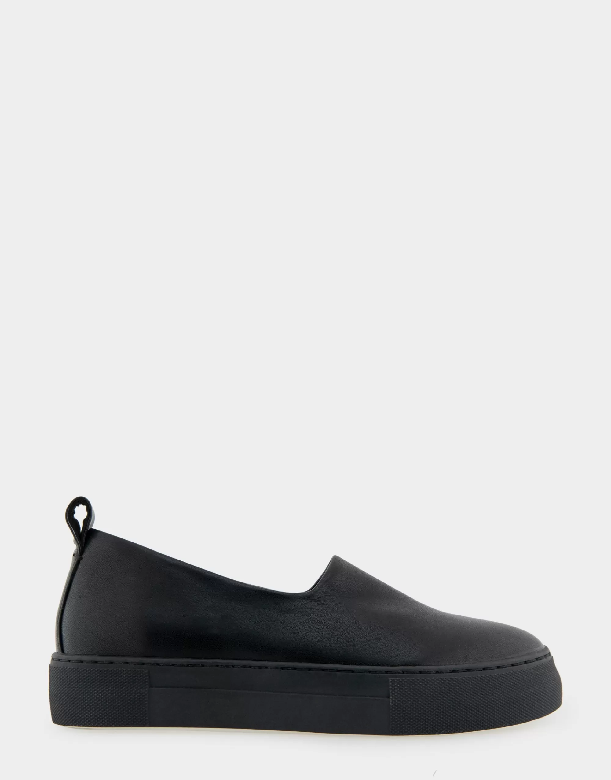 Aerosoles Flatforms | Wedges*Comfortable Women's Strech Hidden Wedge Slip On Flatform Sneaker in Black Stretch Faux Leather