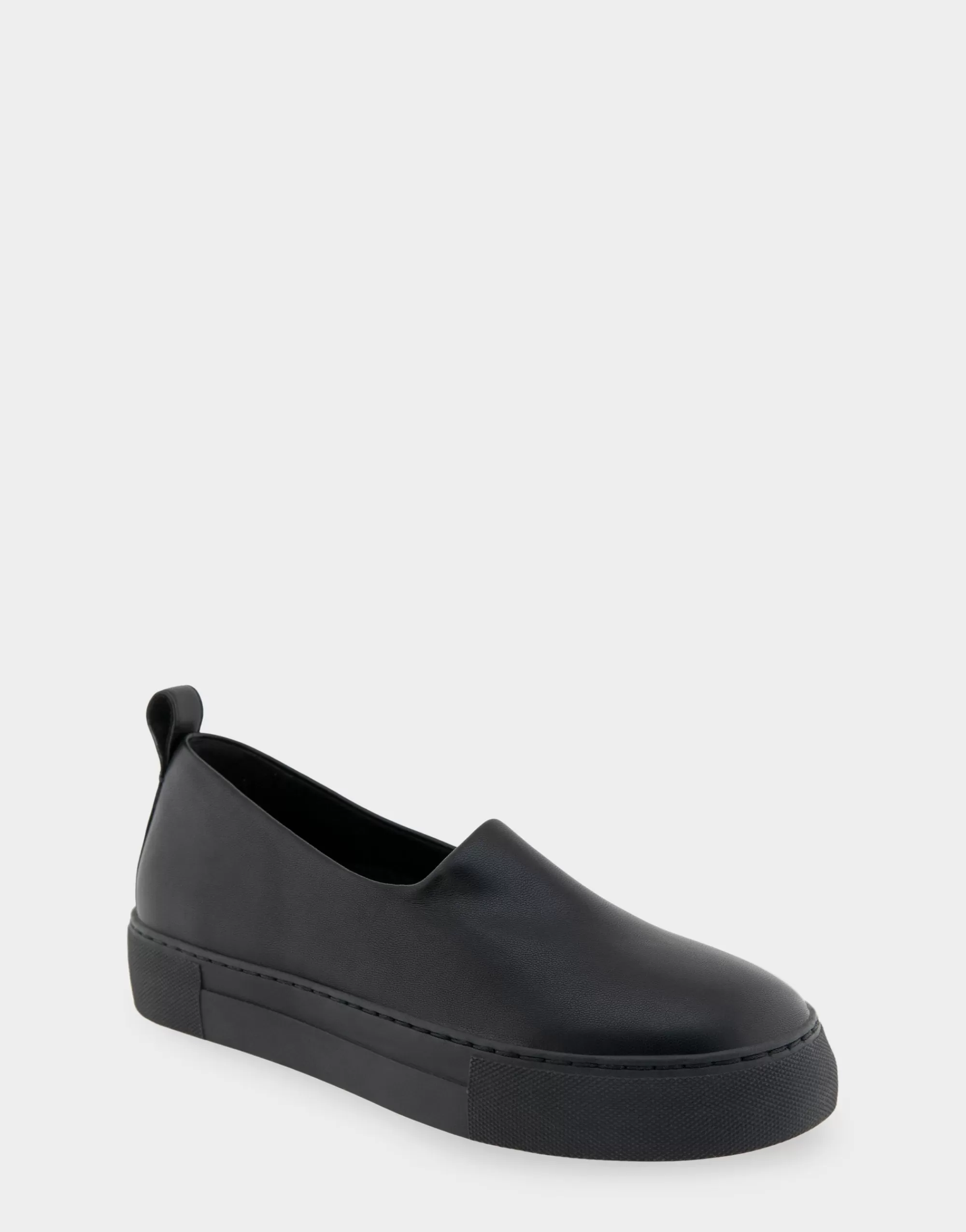 Aerosoles Flatforms | Wedges*Comfortable Women's Strech Hidden Wedge Slip On Flatform Sneaker in Black Stretch Faux Leather